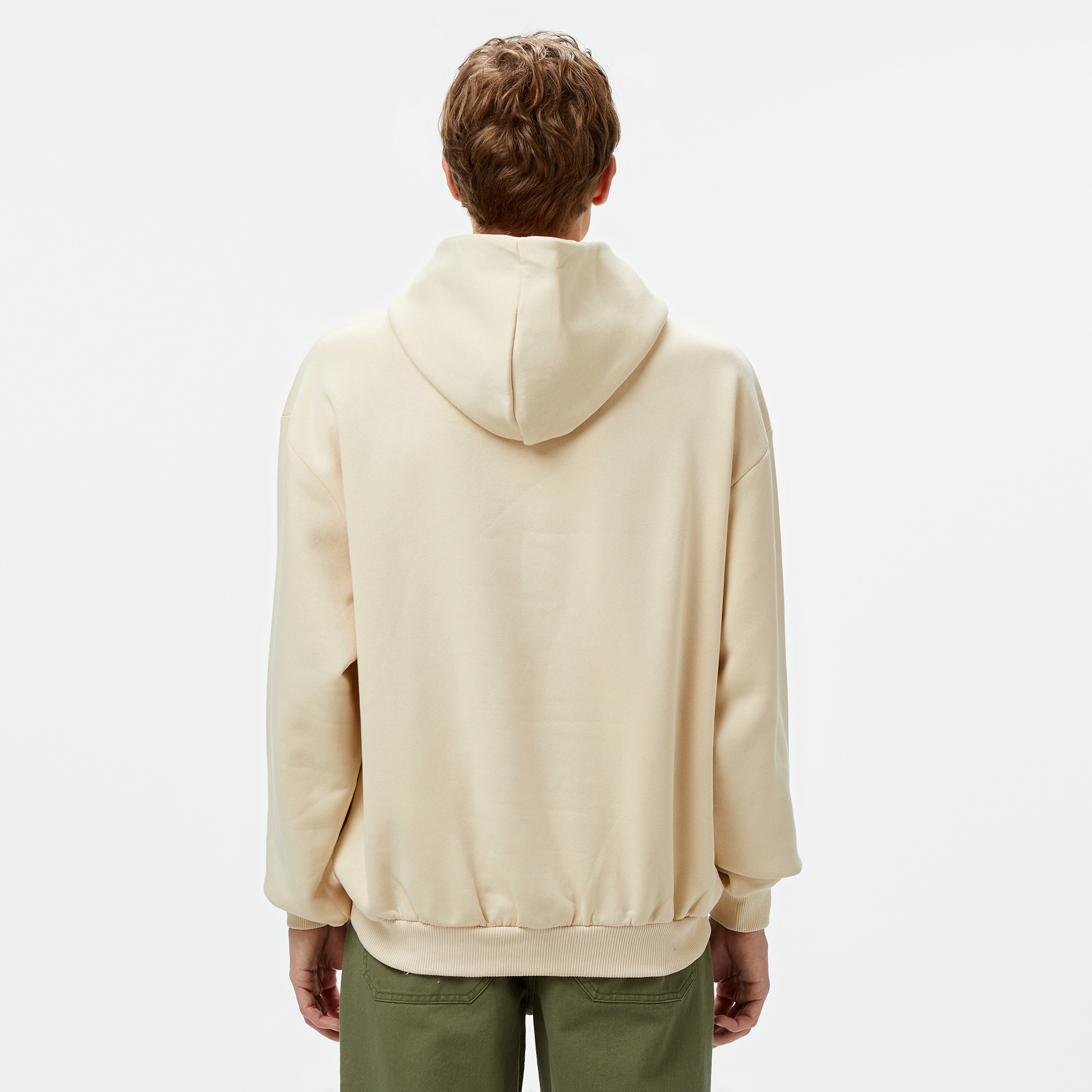 Karl Kani Small Signature Essential Os  Erkek Krem Hoodie