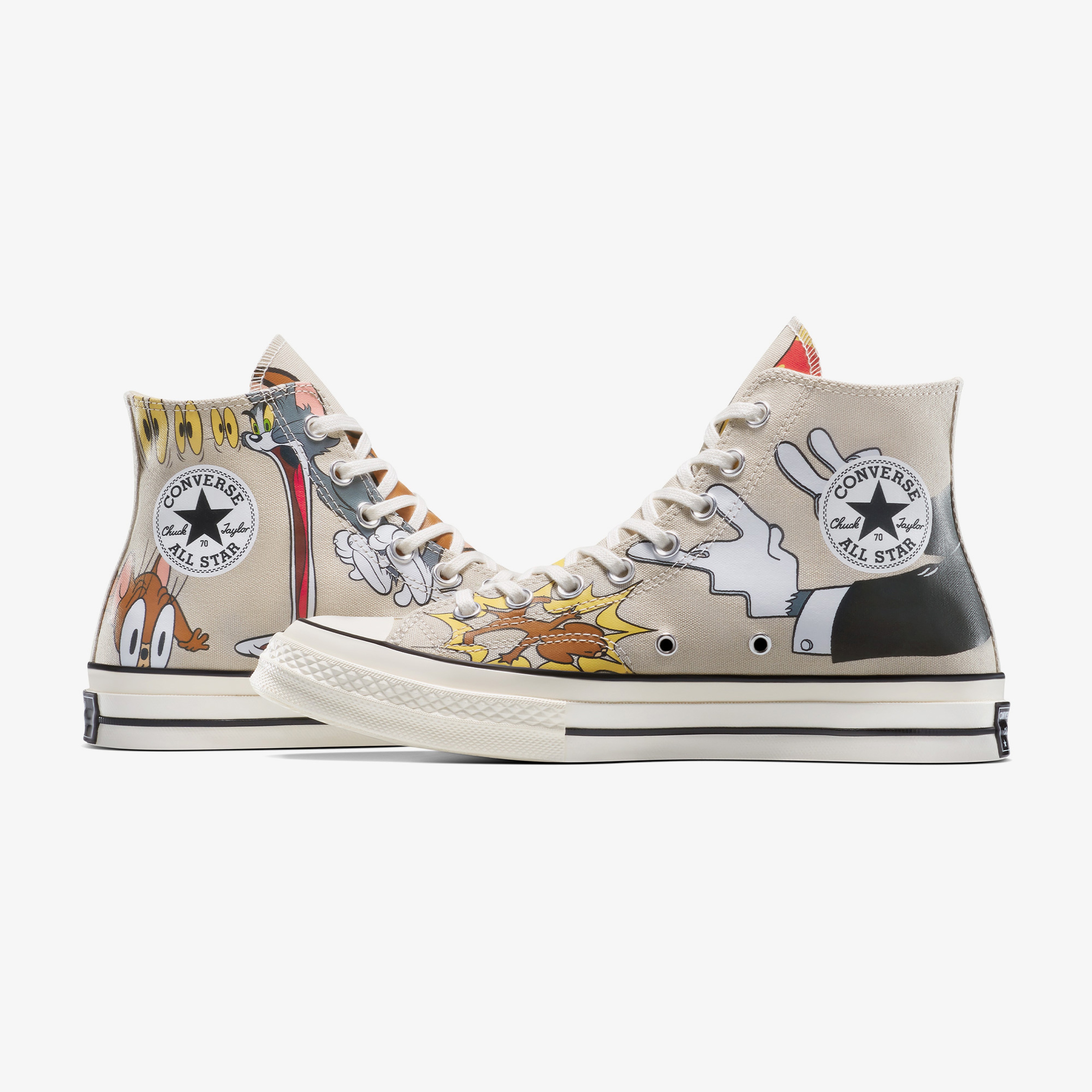 Converse x Tom & Jerry Chuck 70 Unisex Bej Sneaker