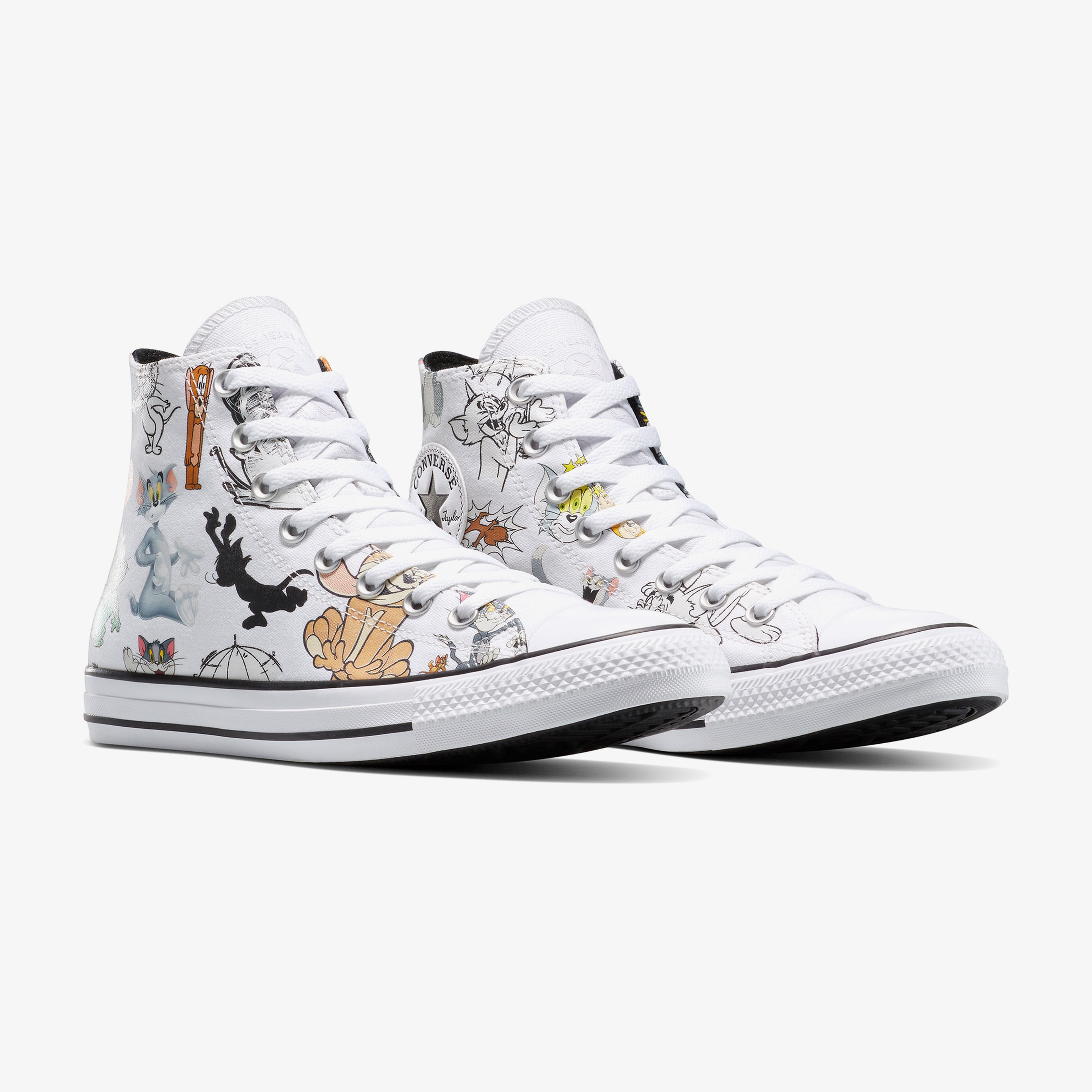 Converse x Tom & Jerry Chuck Taylor All Star Unisex Beyaz Sneaker