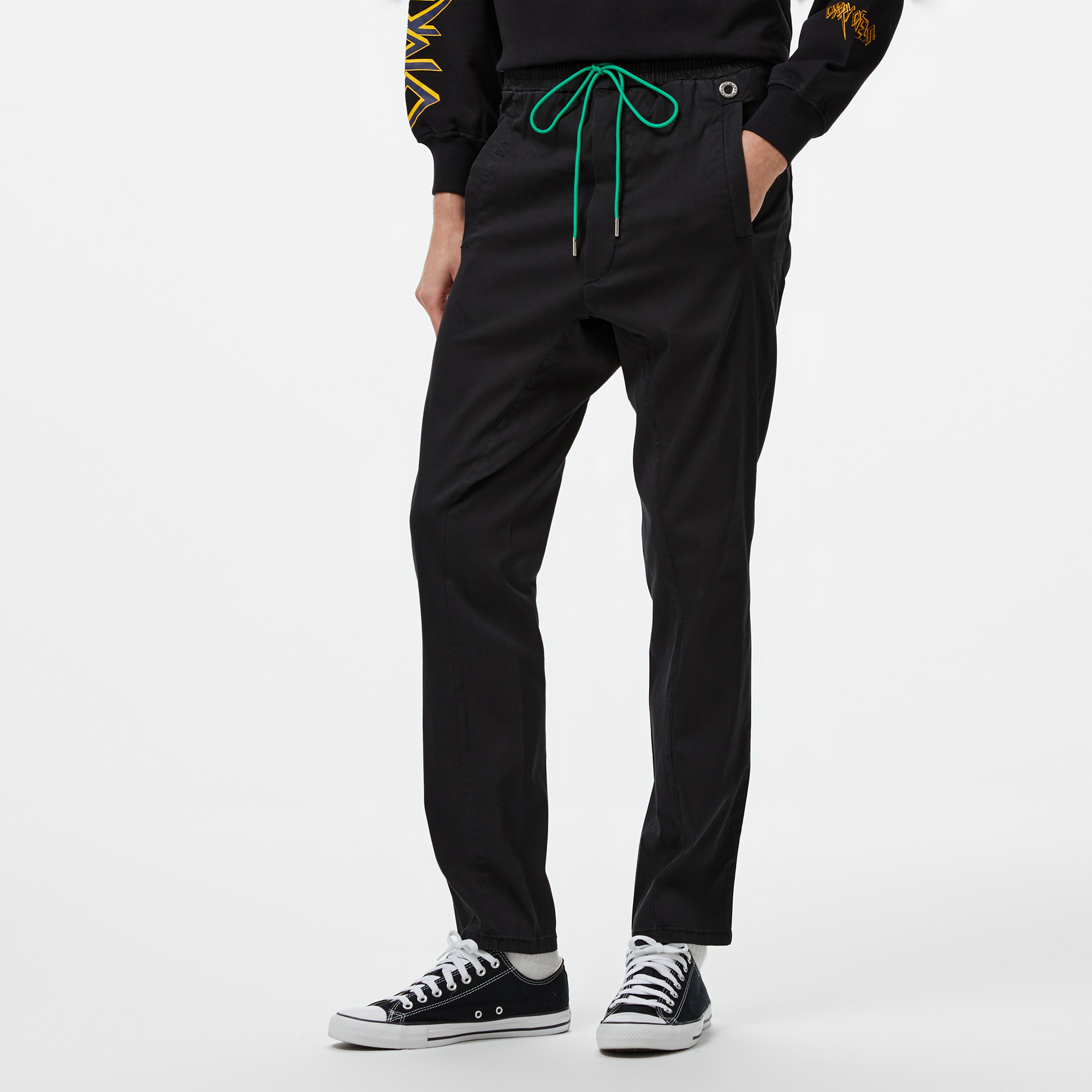 Story Of Angels Soa Luxury Shalvar Erkek Siyah Pantolon