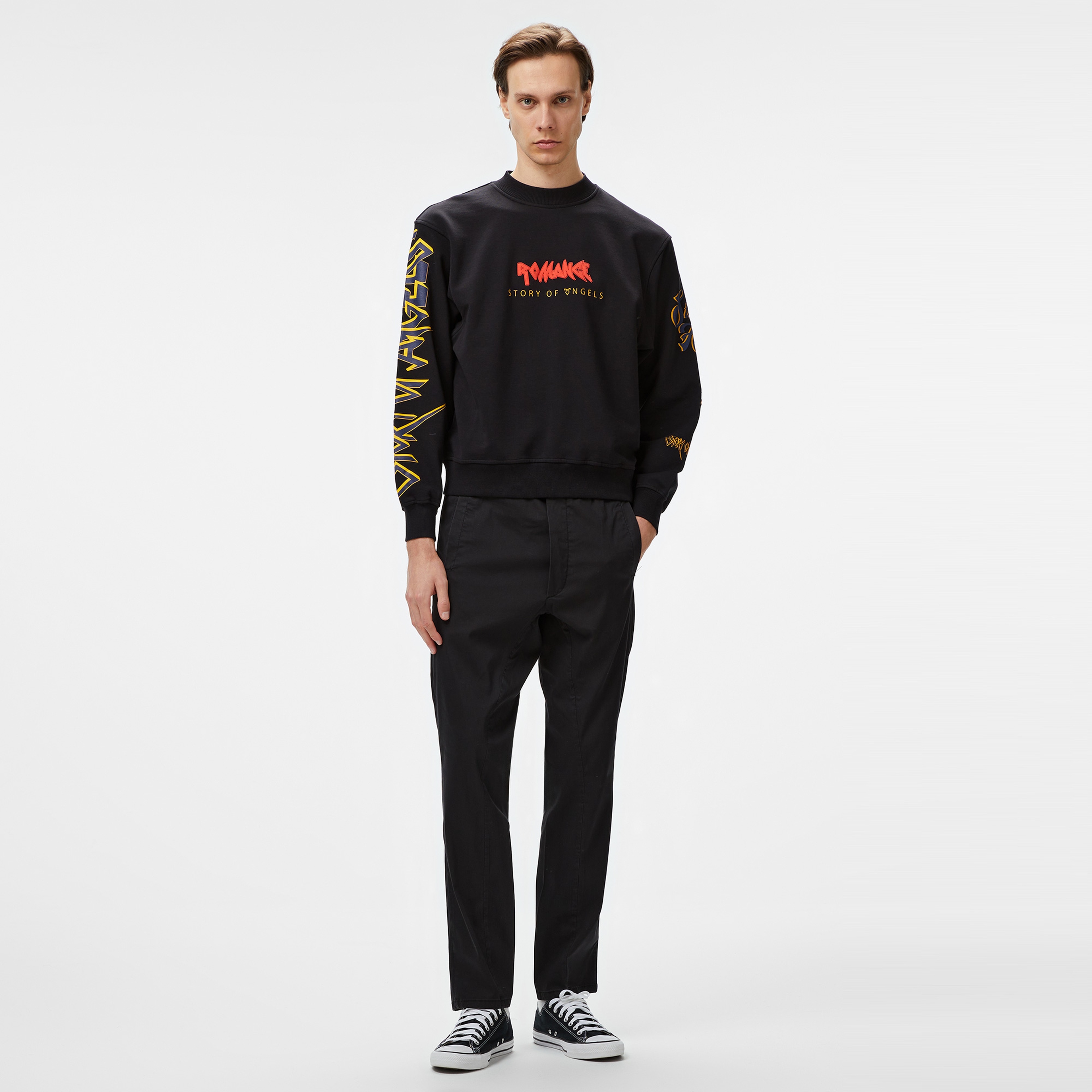 Story Of Angels Soa Luxury Shalvar Erkek Siyah Pantolon