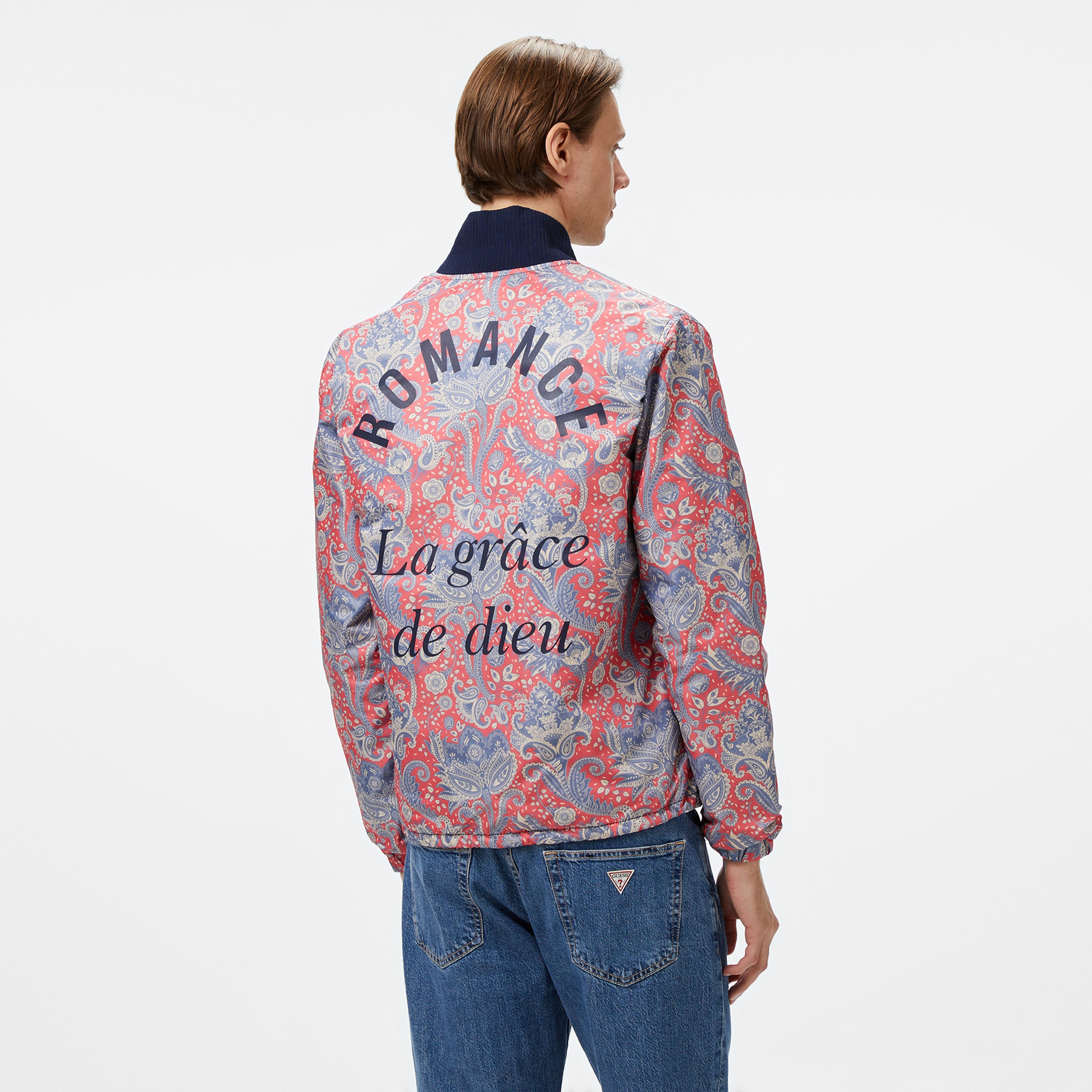 Story Of Angels Romance Puffer College  Erkek Renkli Ceket