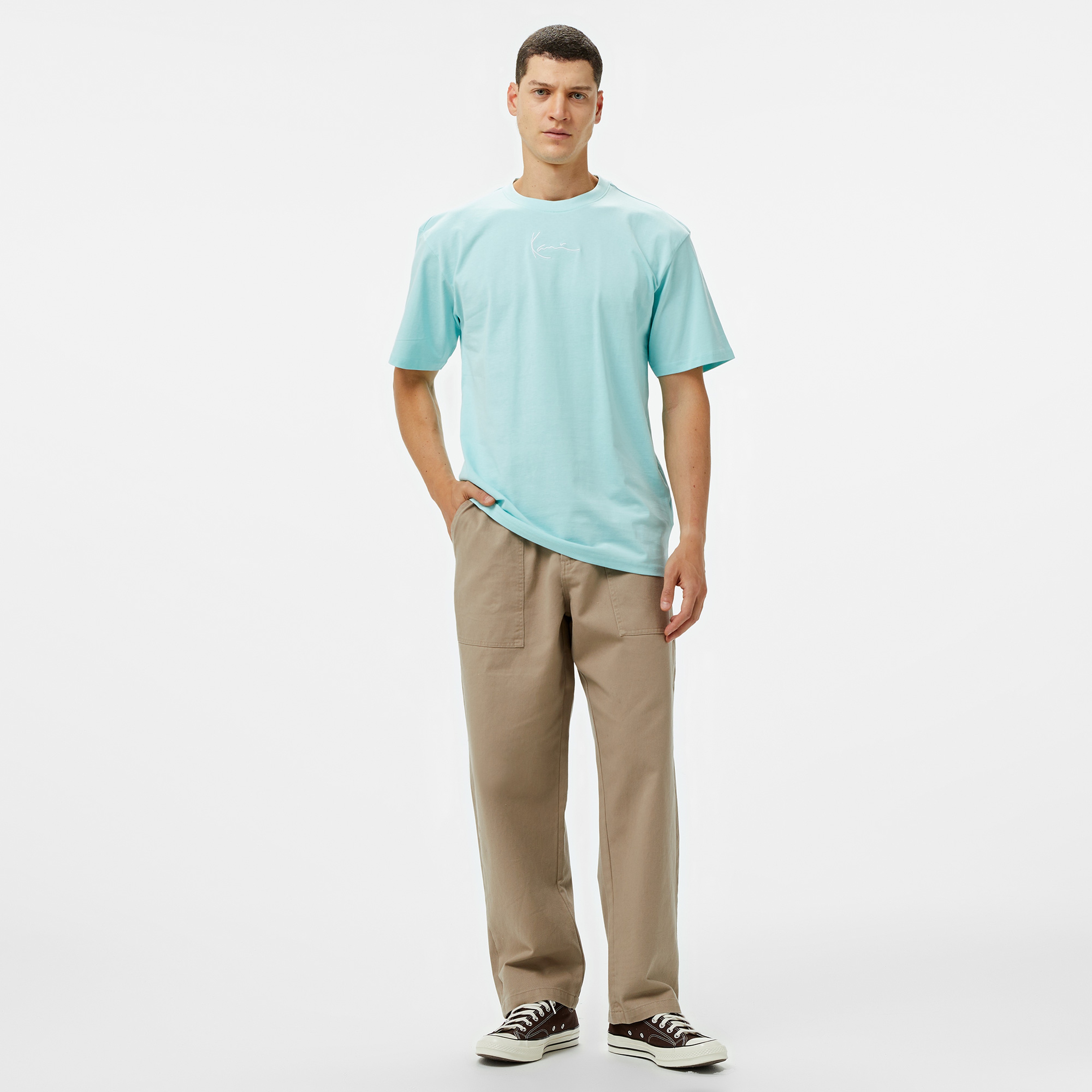 Karl Kani Small Signature Essential Erkek Lacivert T-Shirt