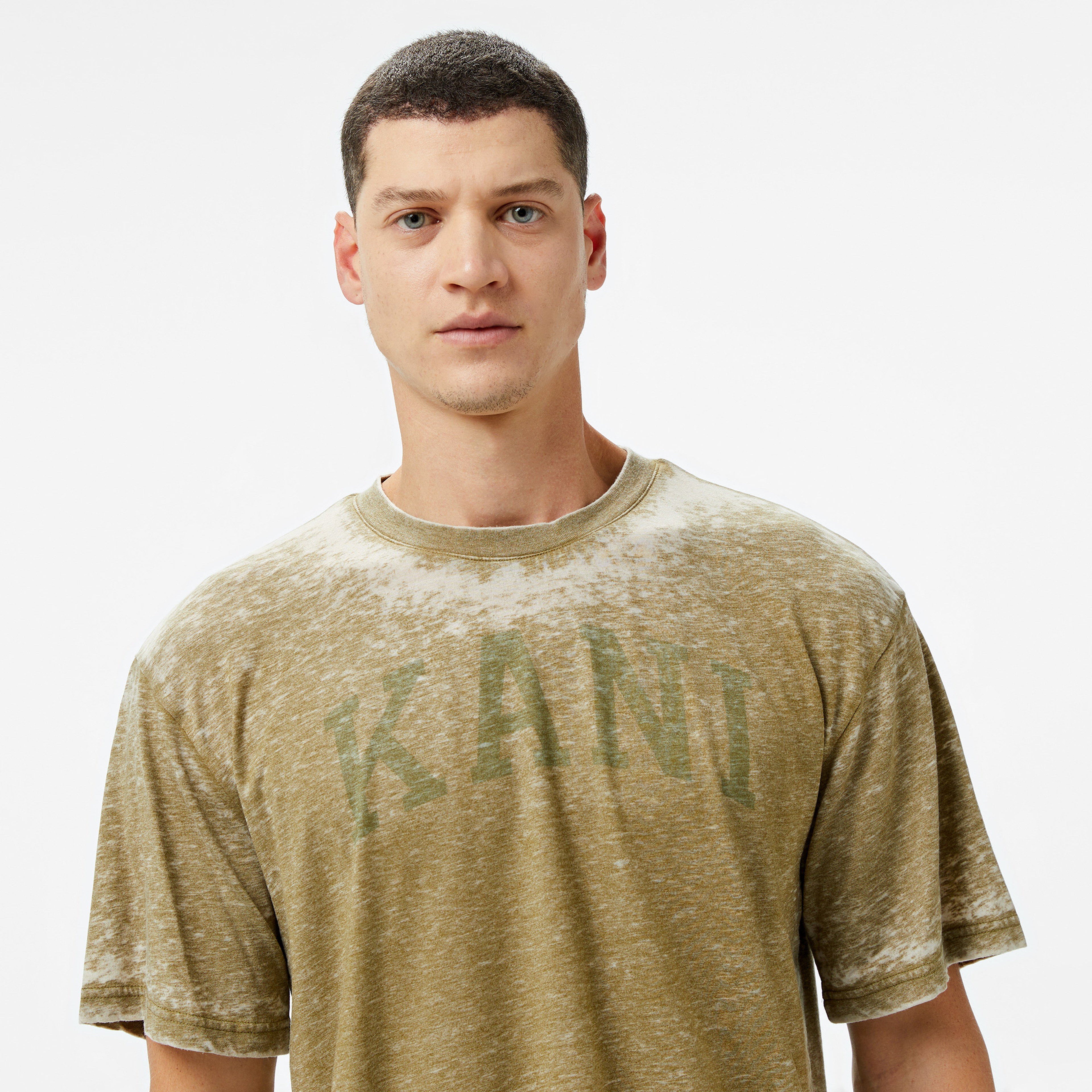 Karl Kani Serif Burnout Erkek Yeşil T-Shirt
