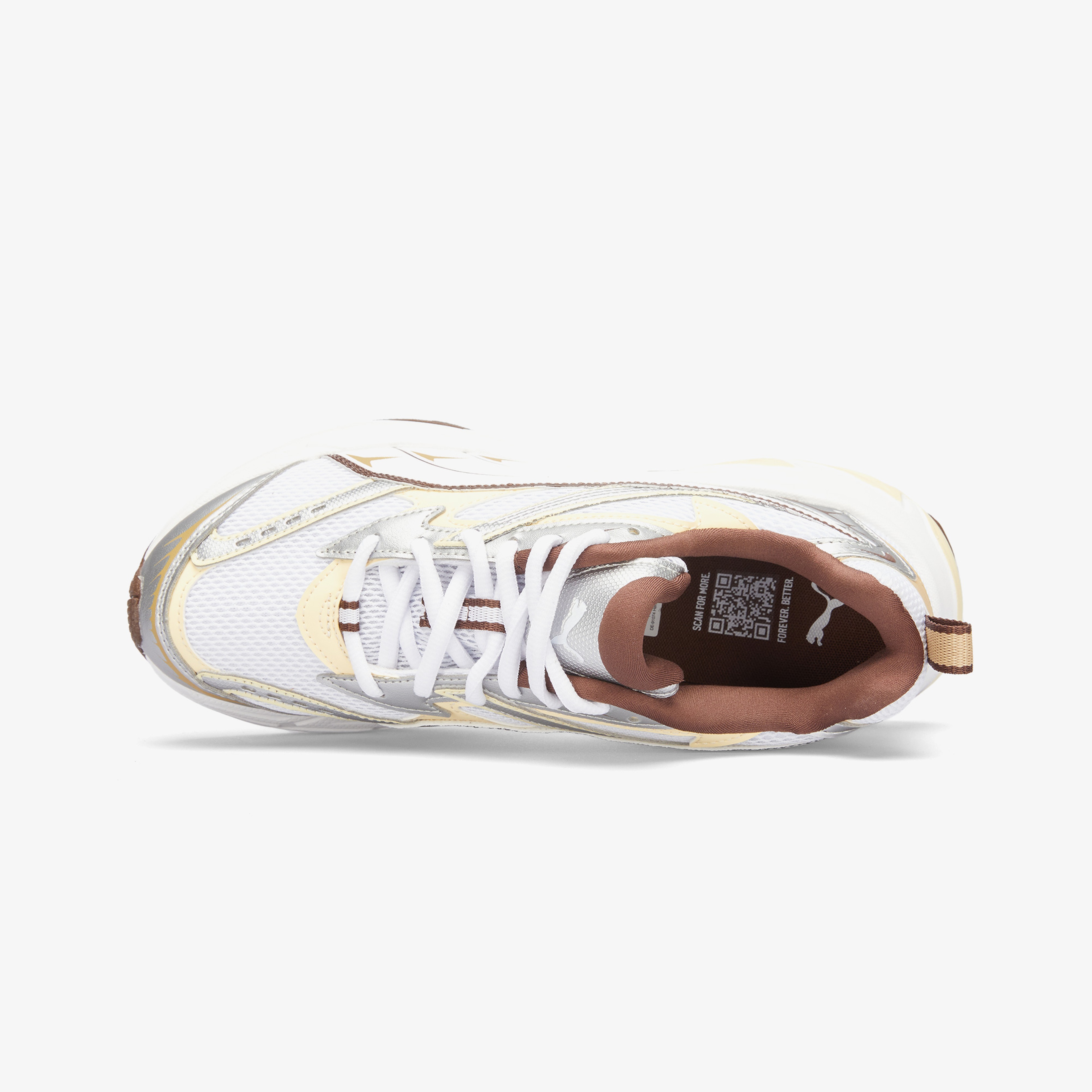 Puma Morphic Unisex Beyaz Kahverengi Spor Ayakkabı