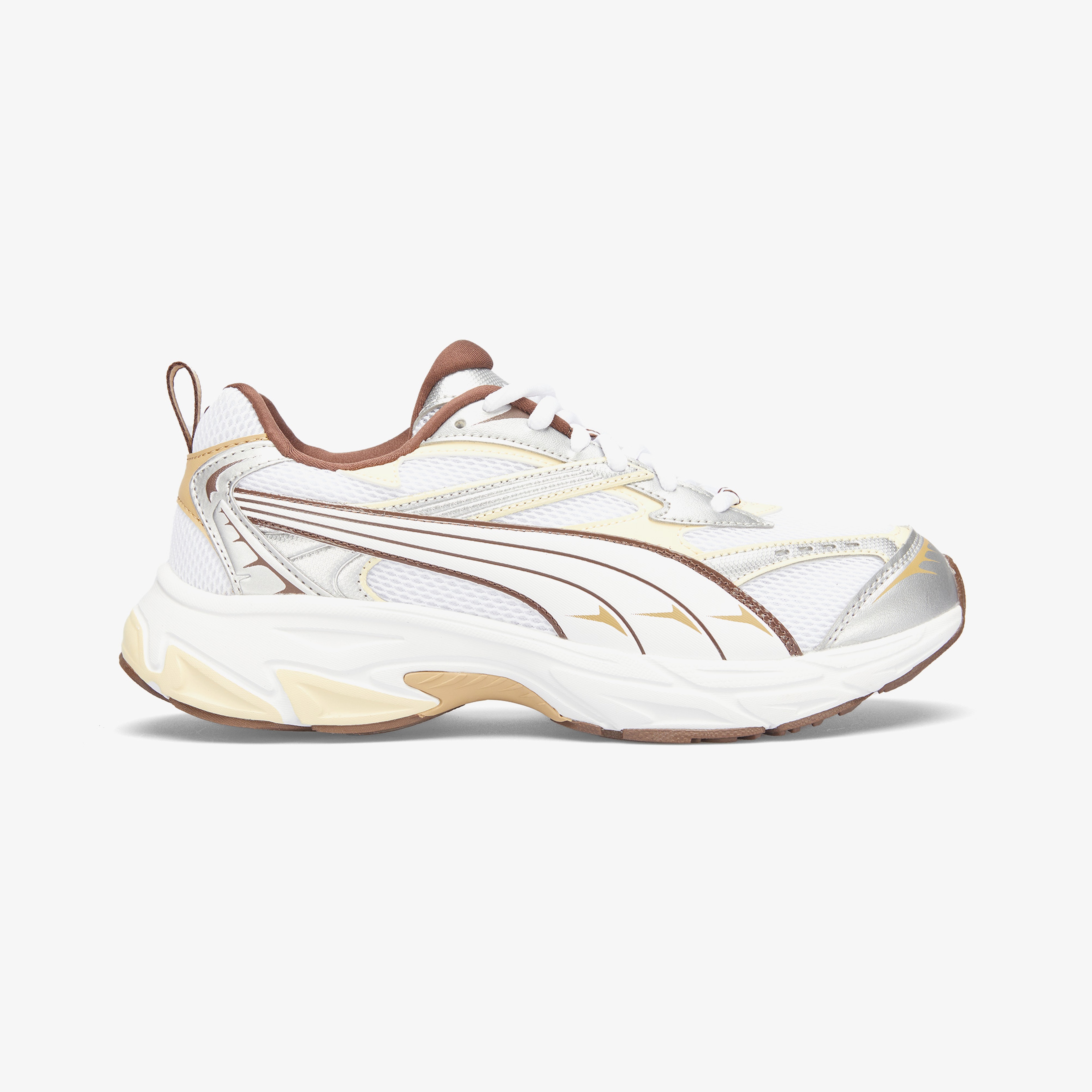 Puma Morphic Unisex Beyaz Kahverengi Spor Ayakkabı