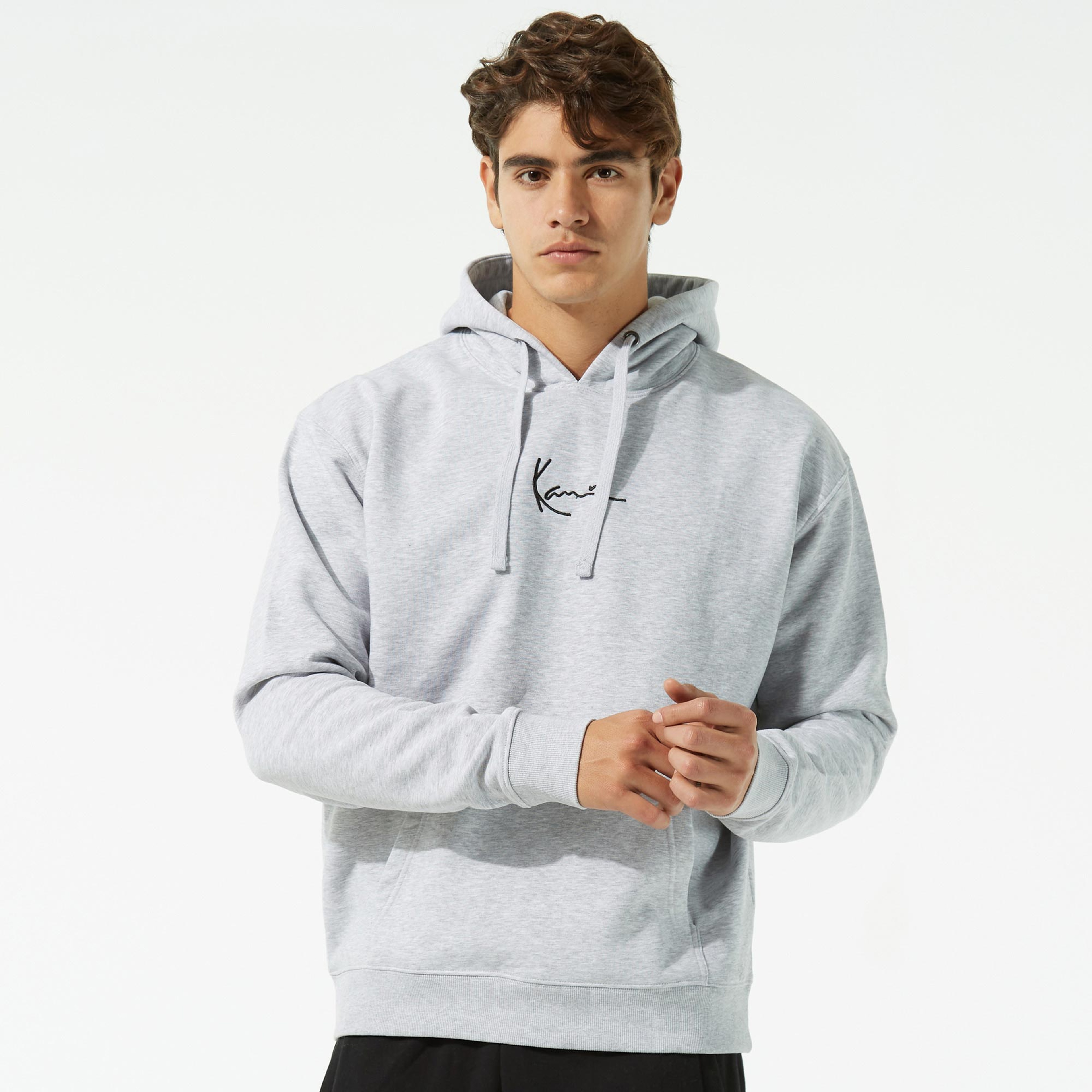 Karl Kani Small Signature Erkek Gri Sweatshirt