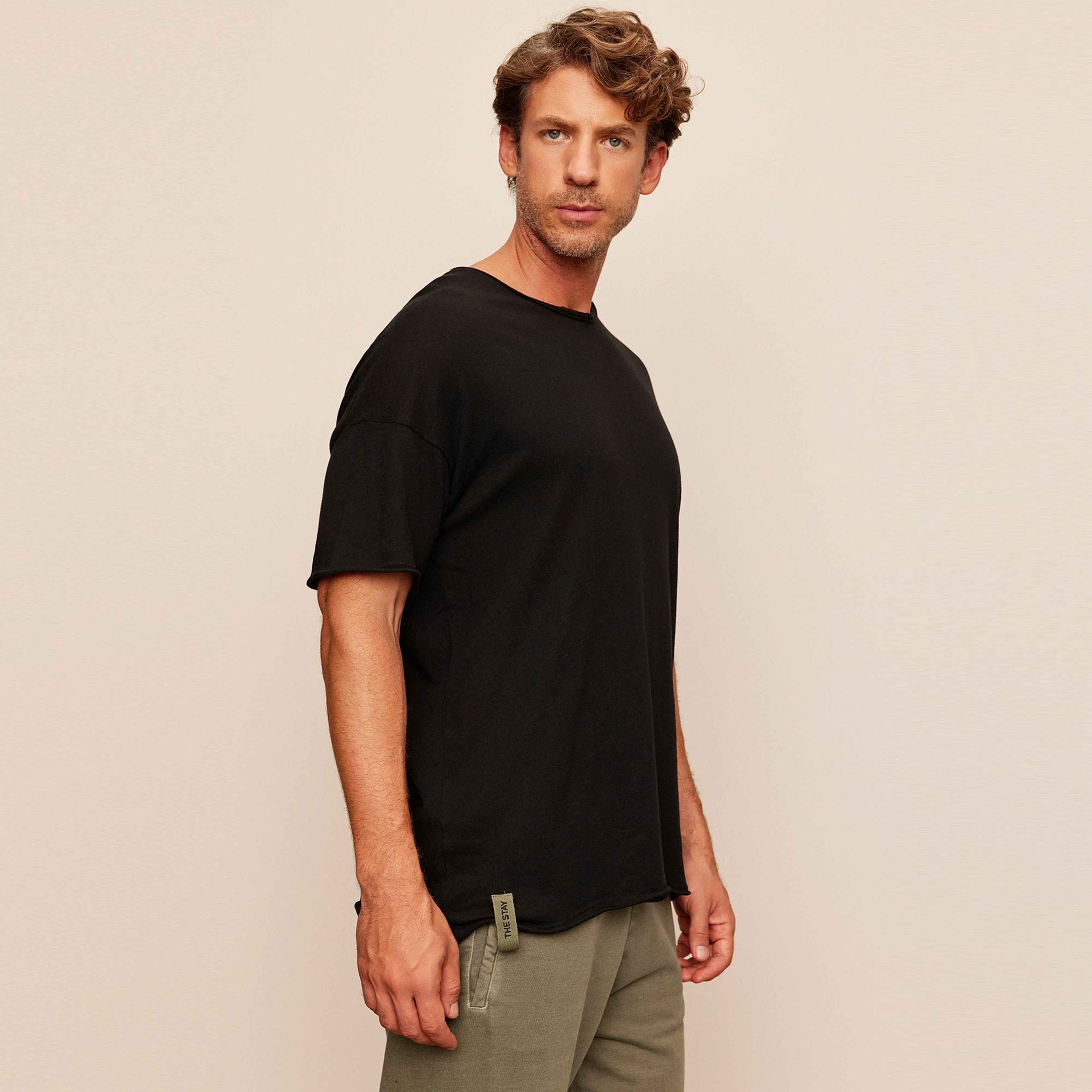 The Stay Line Lonzo Erkek Siyah T-Shirt