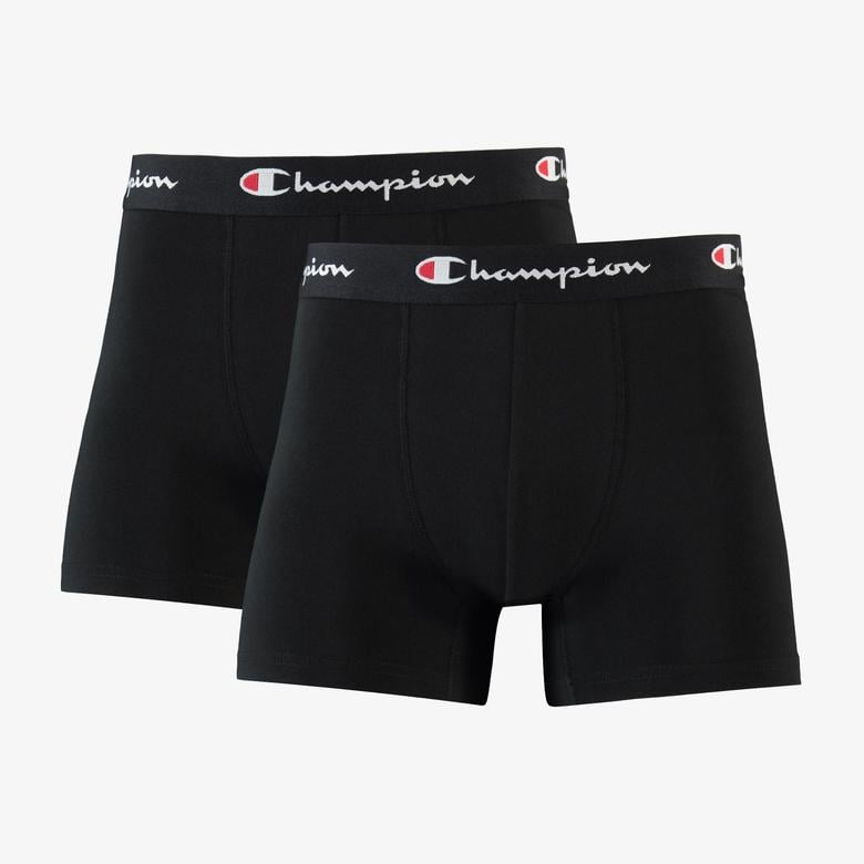 Champion 2'li Erkek Siyah Boxer