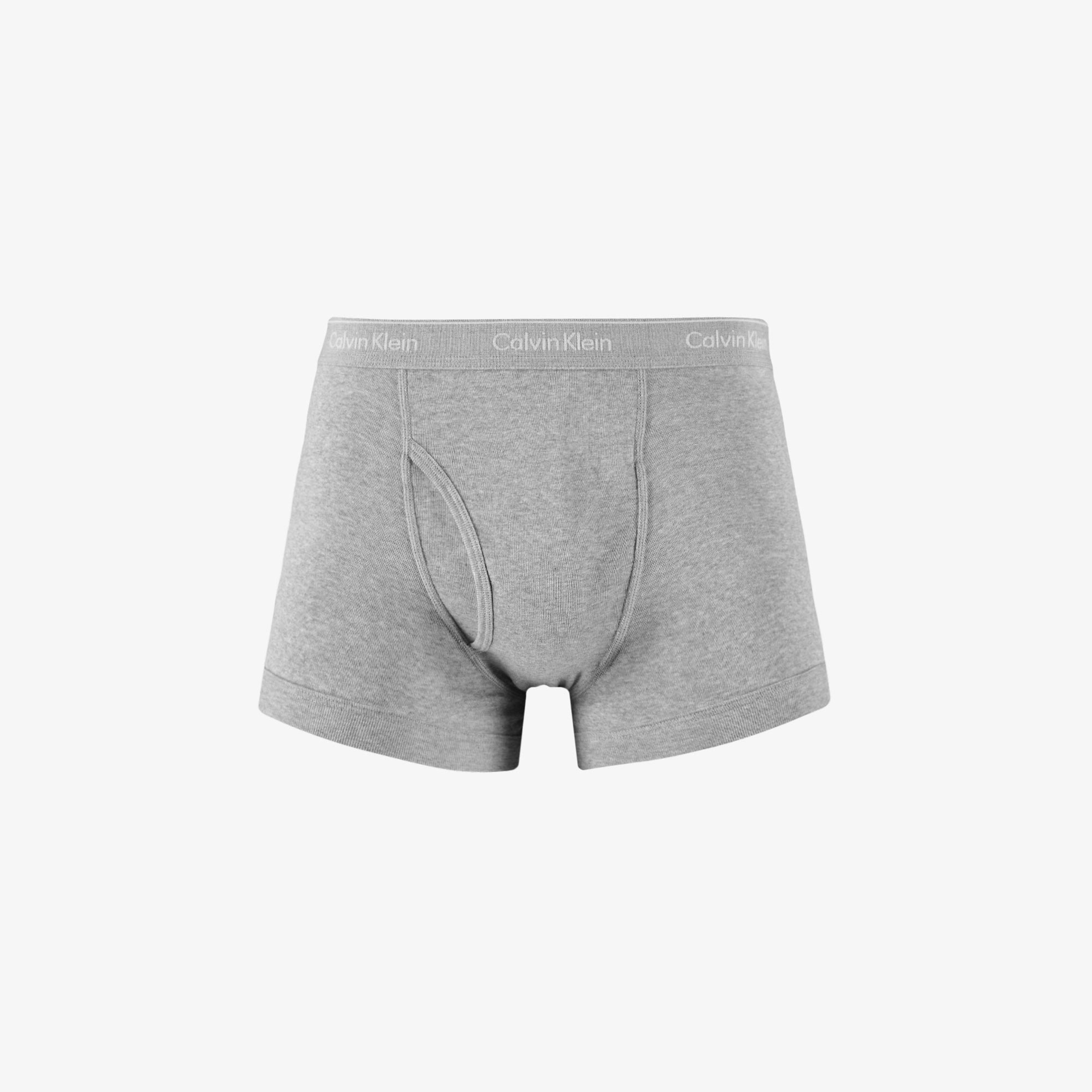 Calvin Klein Classic 3'lü Erkek Siyah/Beyaz/Gri Boxer