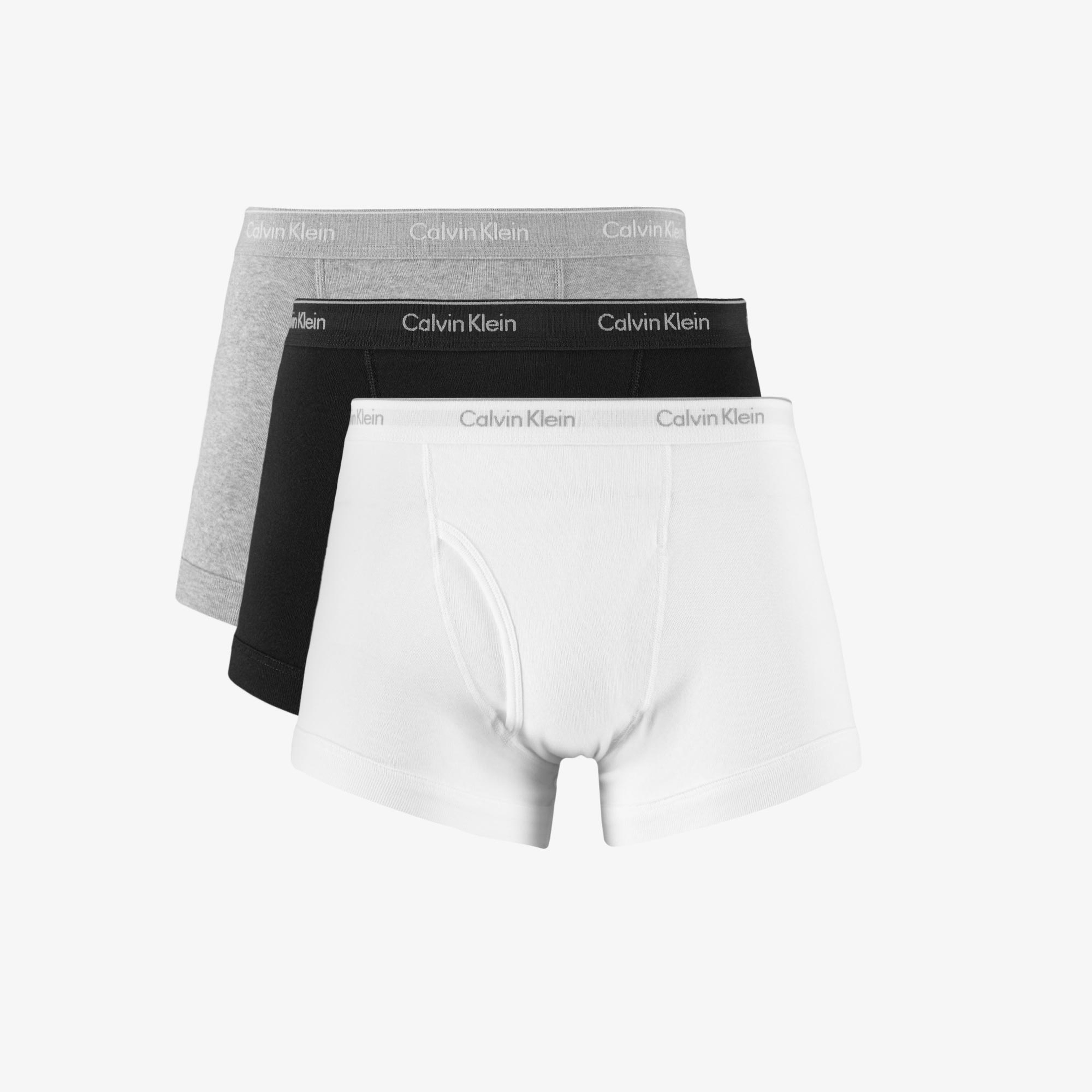 Calvin Klein Classic 3'lü Erkek Siyah/Beyaz/Gri Boxer