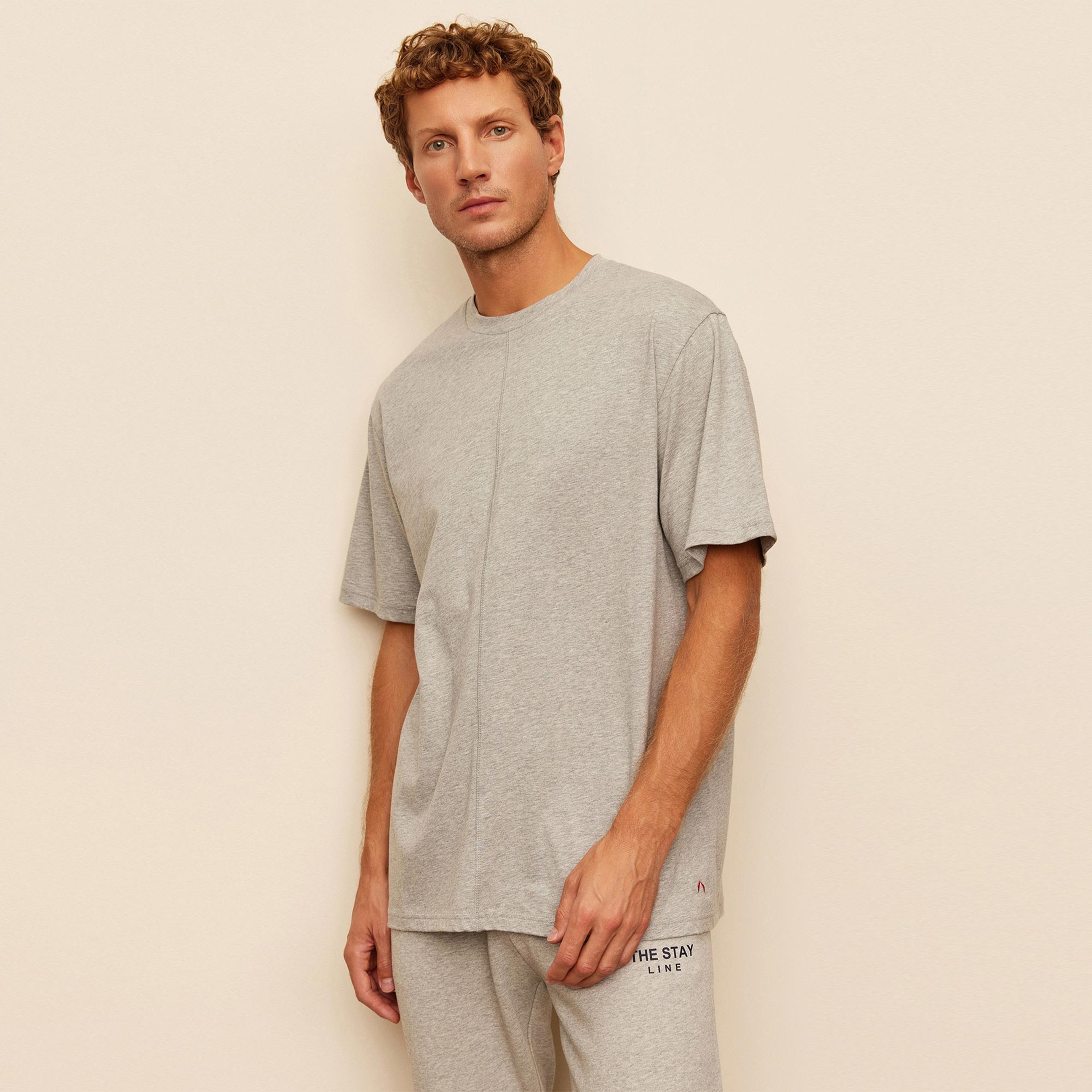 The Stay Line Soley Unisex Gri T-Shirt