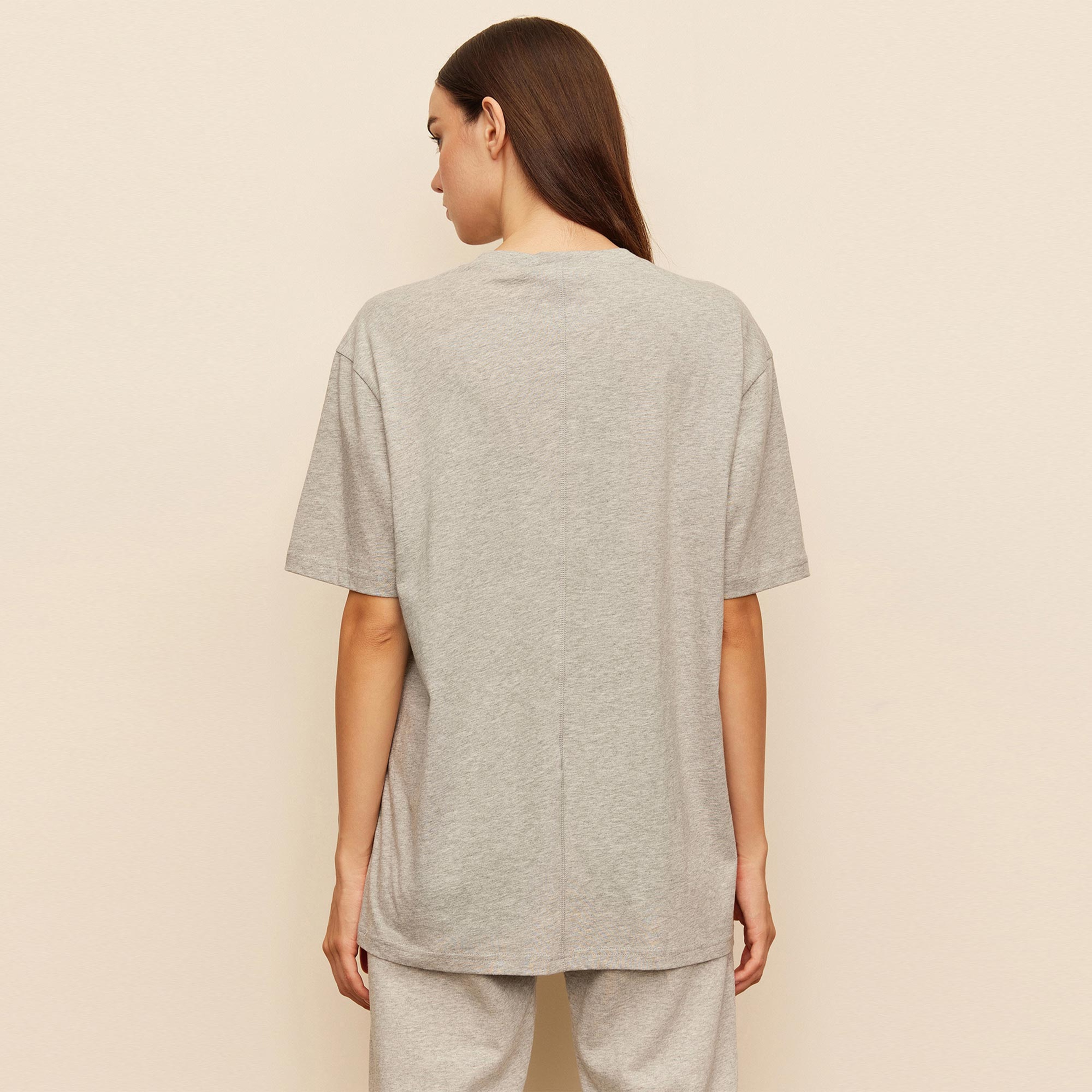 The Stay Line Soley Unisex Gri T-Shirt