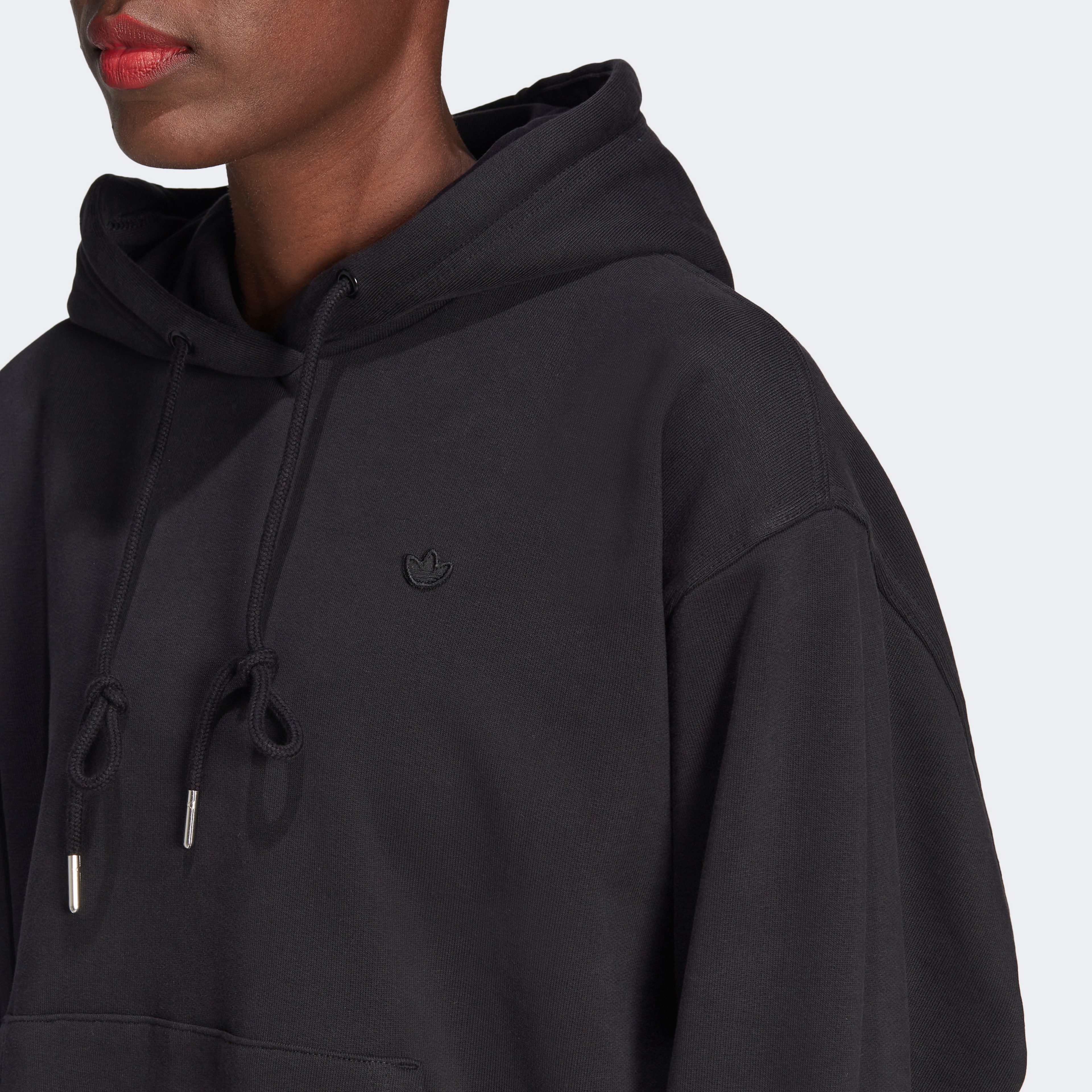 adidas Adicolor Oversize Kadın Siyah Hoodie