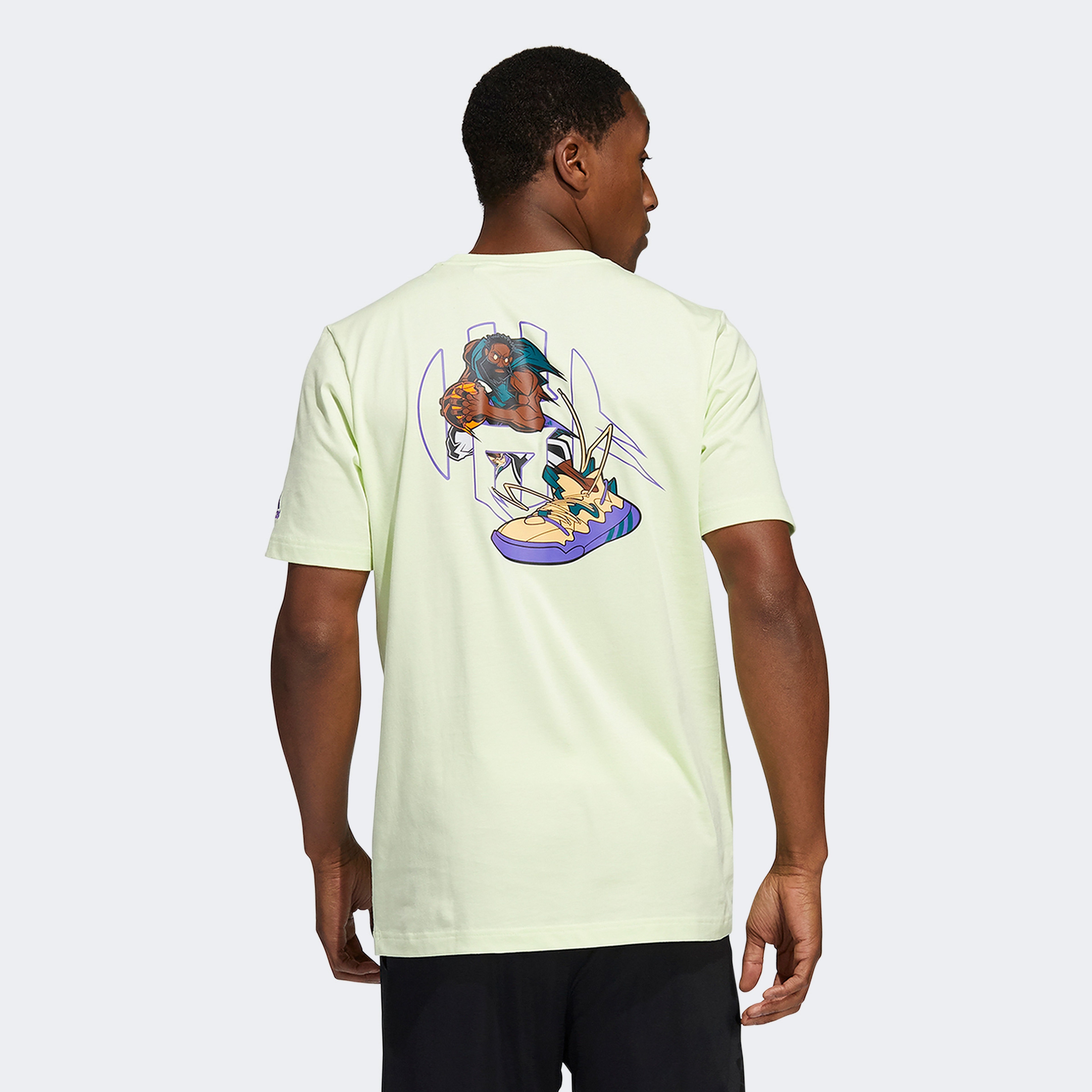 adidas Harden Avatar Erkek Sarı T-Shirt