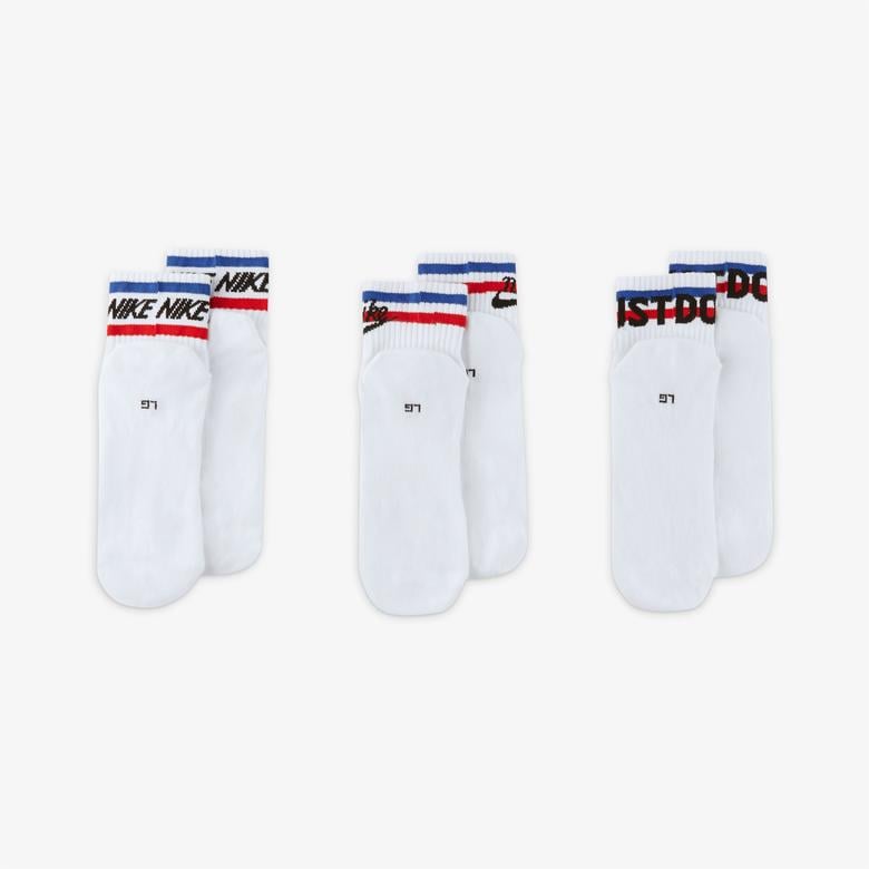 Nike Sportswear Everyday Essential An Unisex Beyaz Çorap