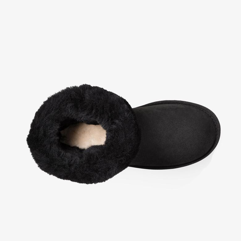 UGG Classic Short II Kadın Siyah Bot