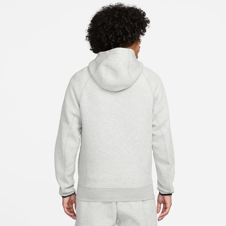 Nike Tech Fleece Pullover Erkek Gri Hoodie