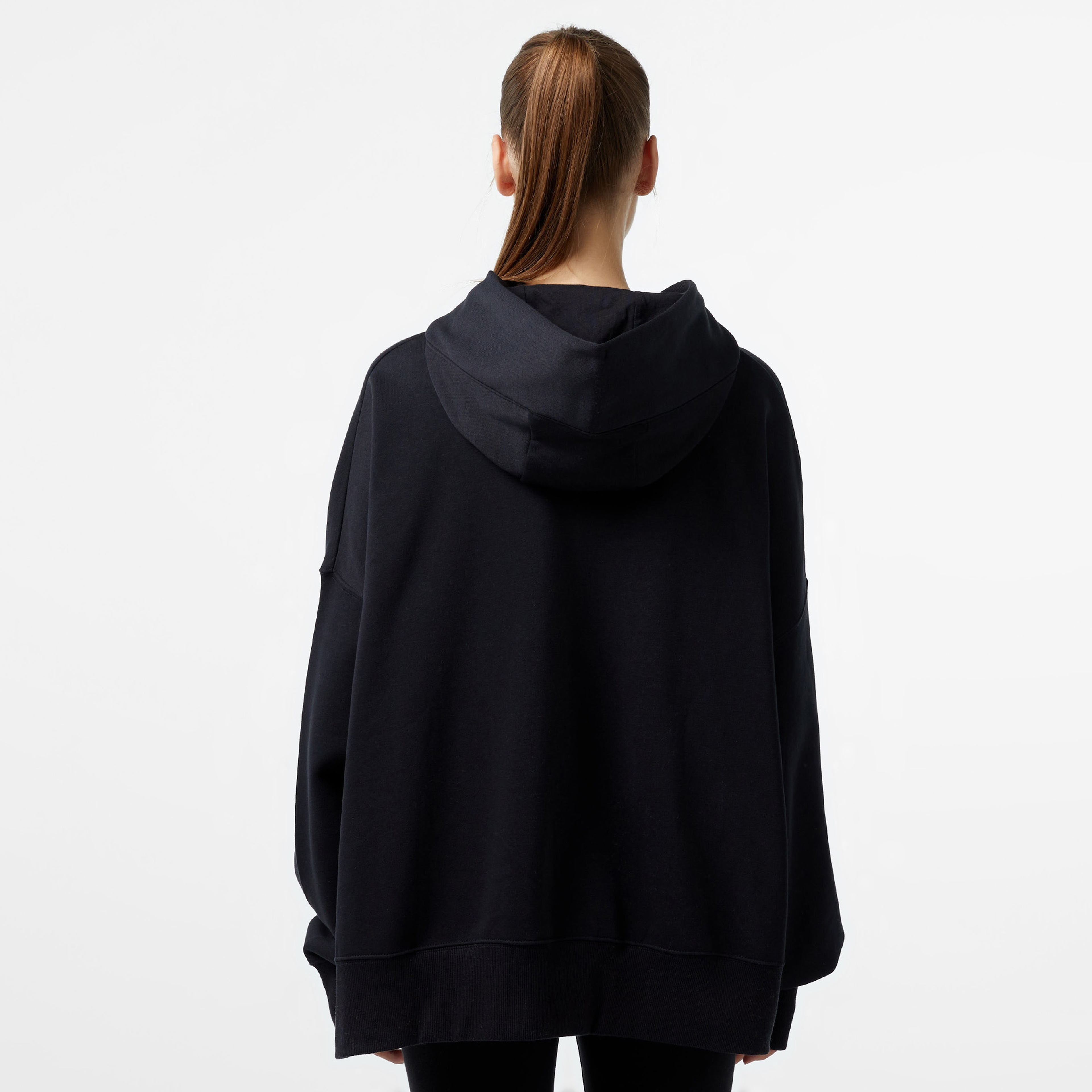 Nike Sportswear Phoenix Fleece Oversize Kadın Siyah Hoodie