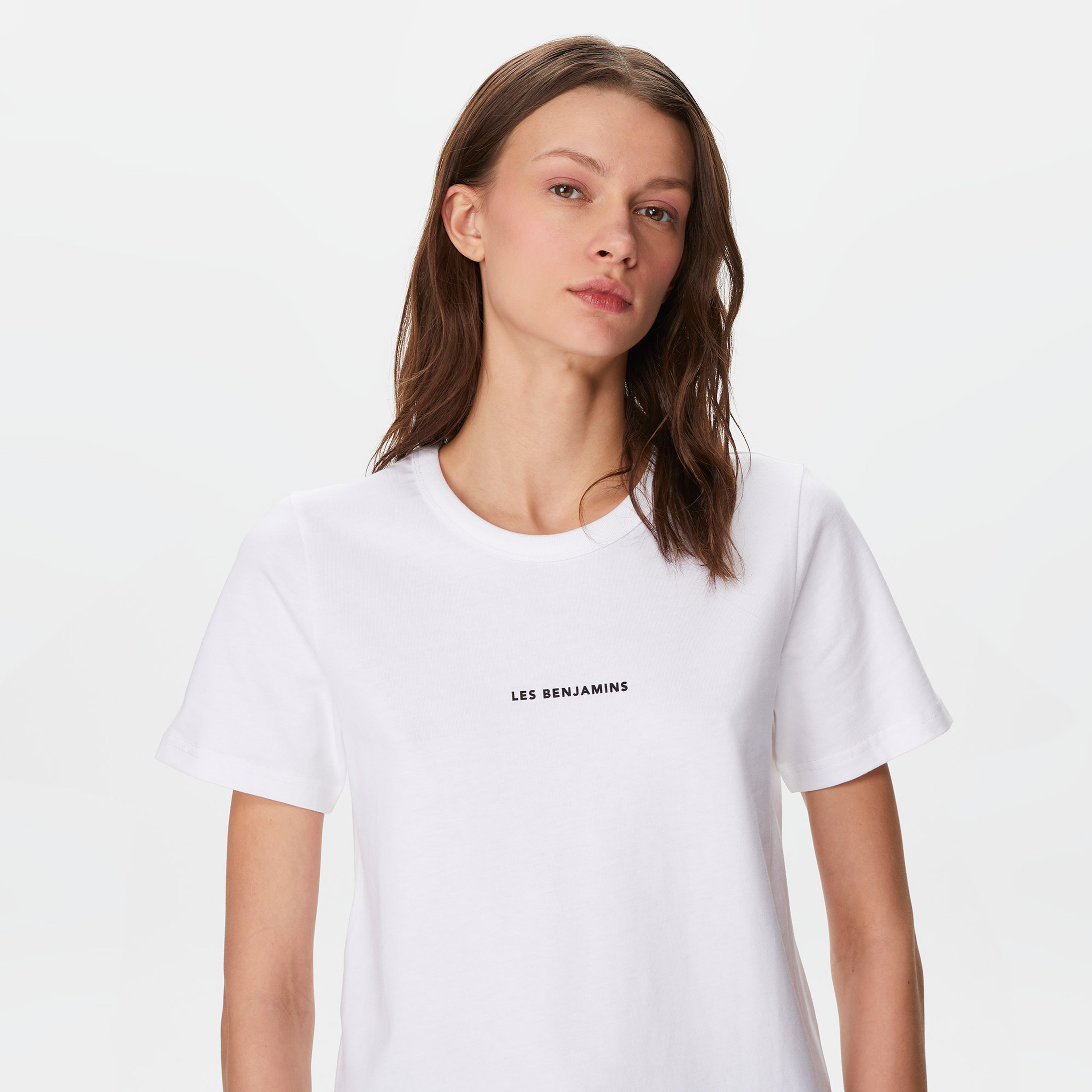 Les Benjamins Classics Kadın Beyaz T-Shirt