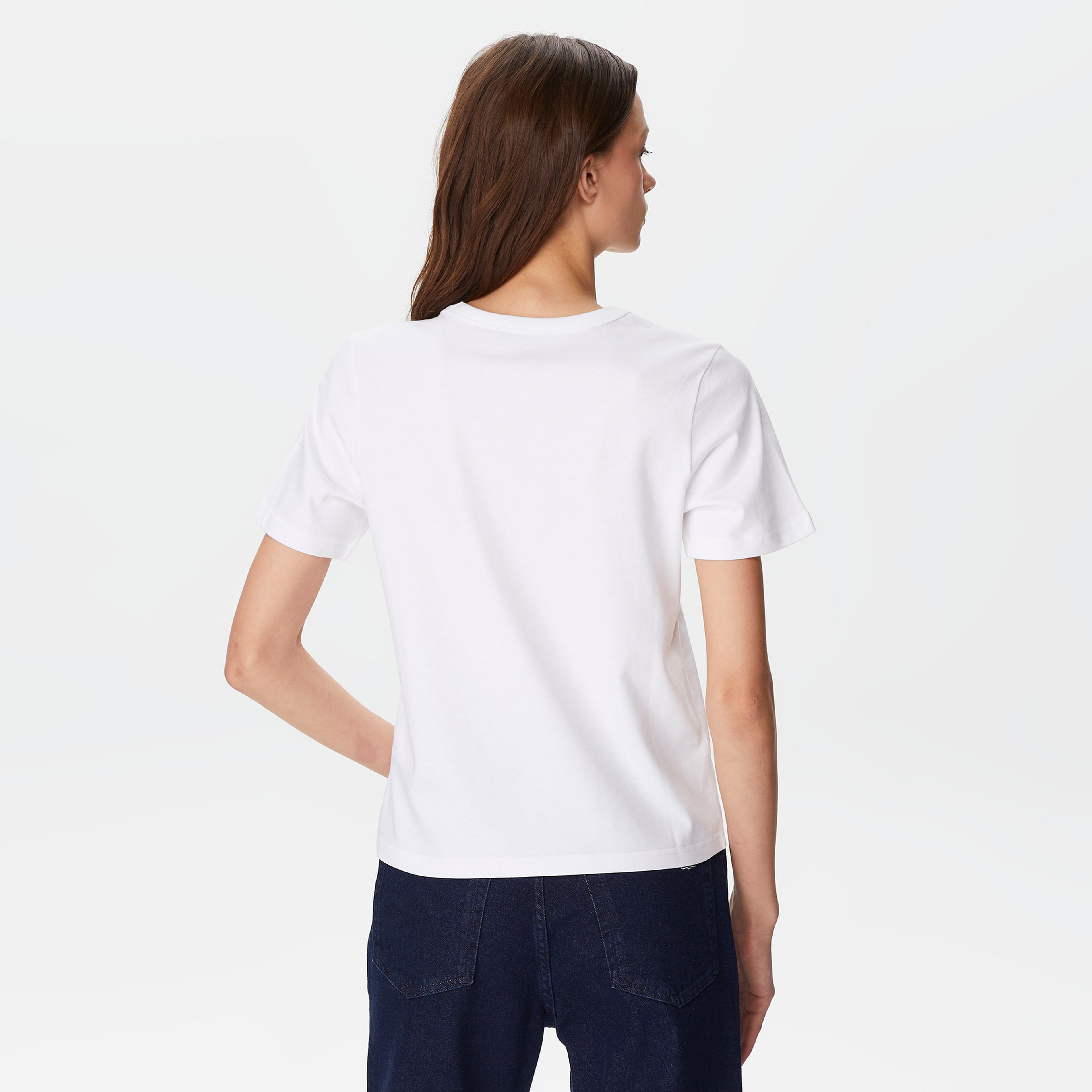 Les Benjamins Classics Kadın Beyaz T-Shirt