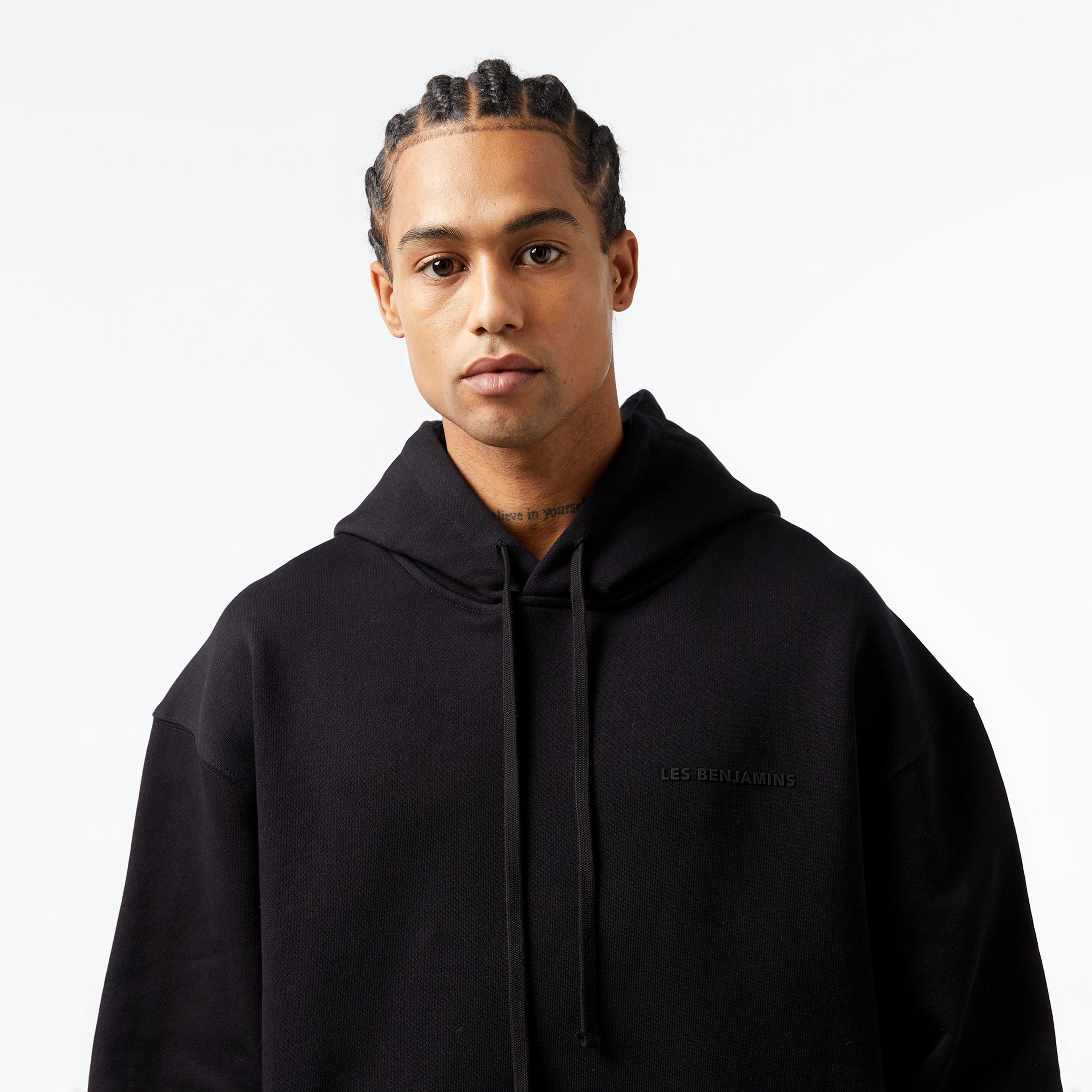 Les Benjamins Classics Erkek Siyah Sweatshirt