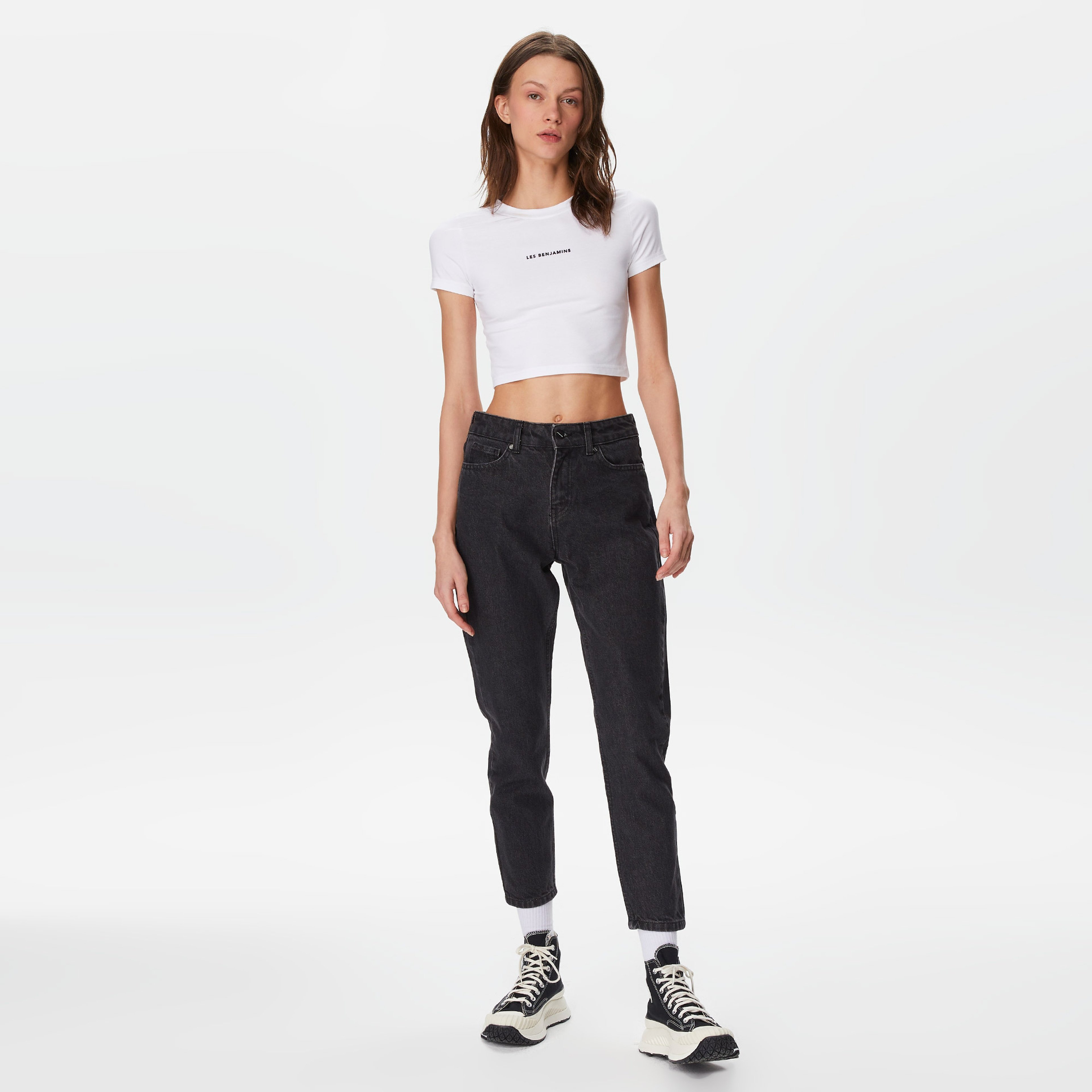 Les Benjamins Classics Kadın Beyaz T-Shirt
