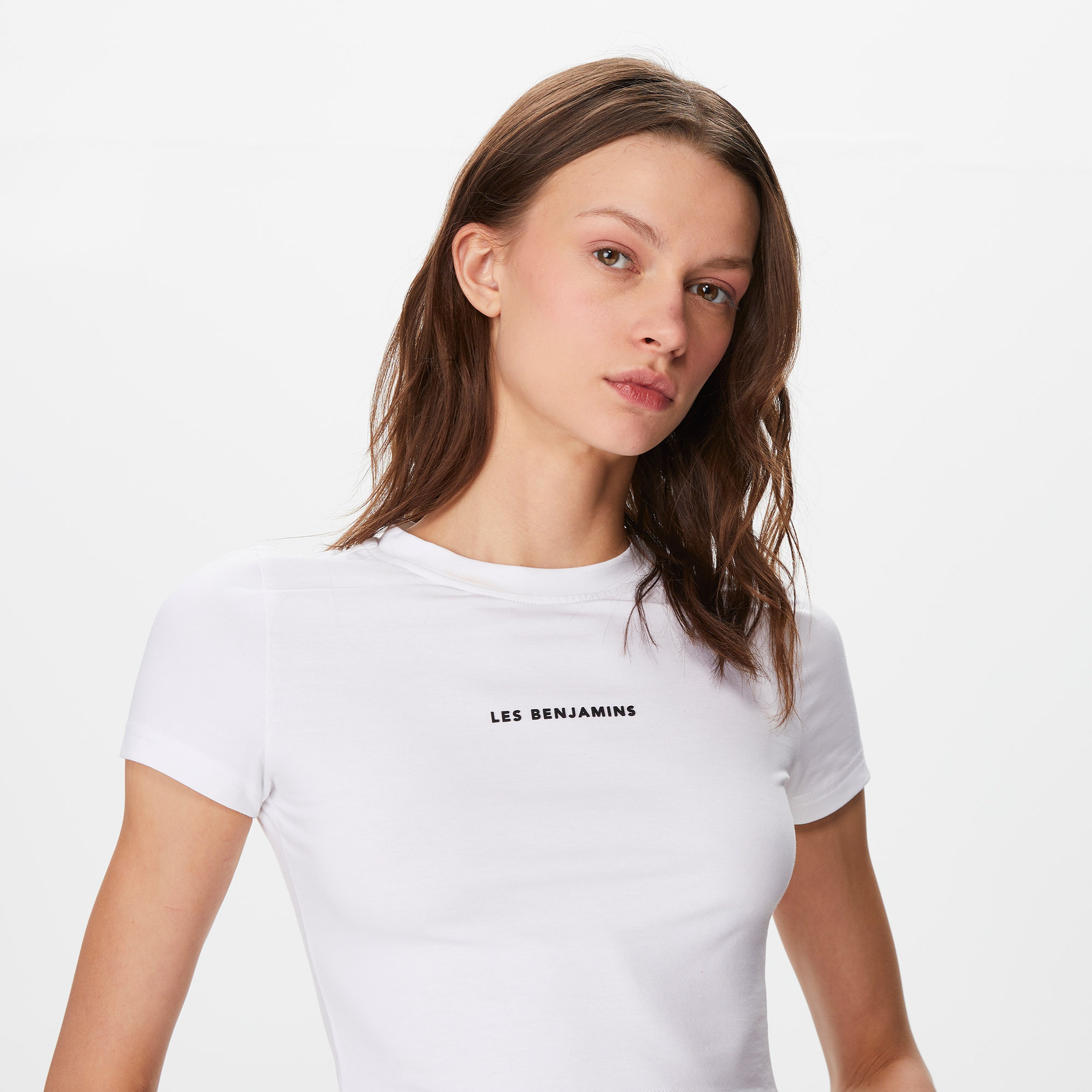 Les Benjamins Classics Kadın Beyaz T-Shirt