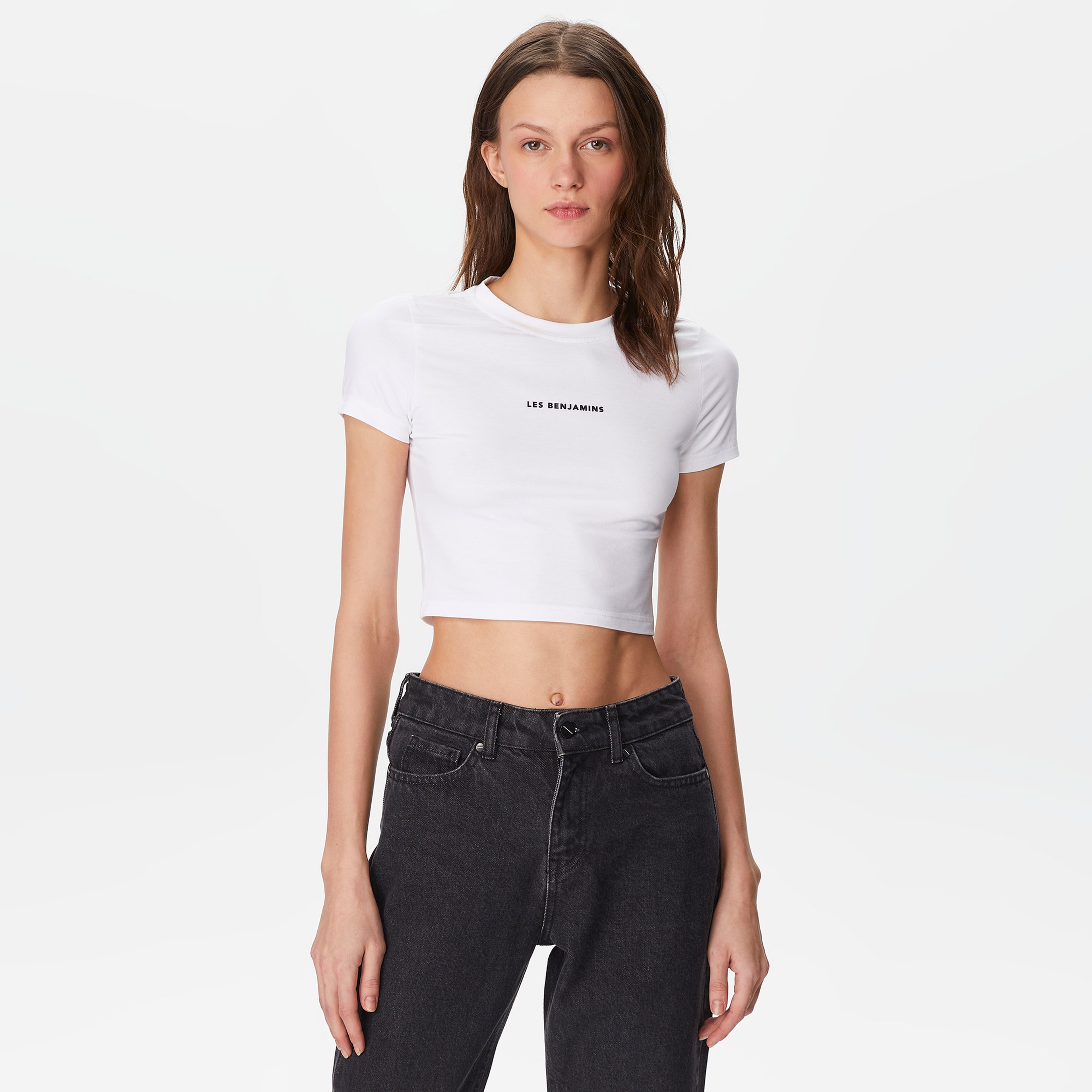 Les Benjamins Classics Kadın Beyaz T-Shirt