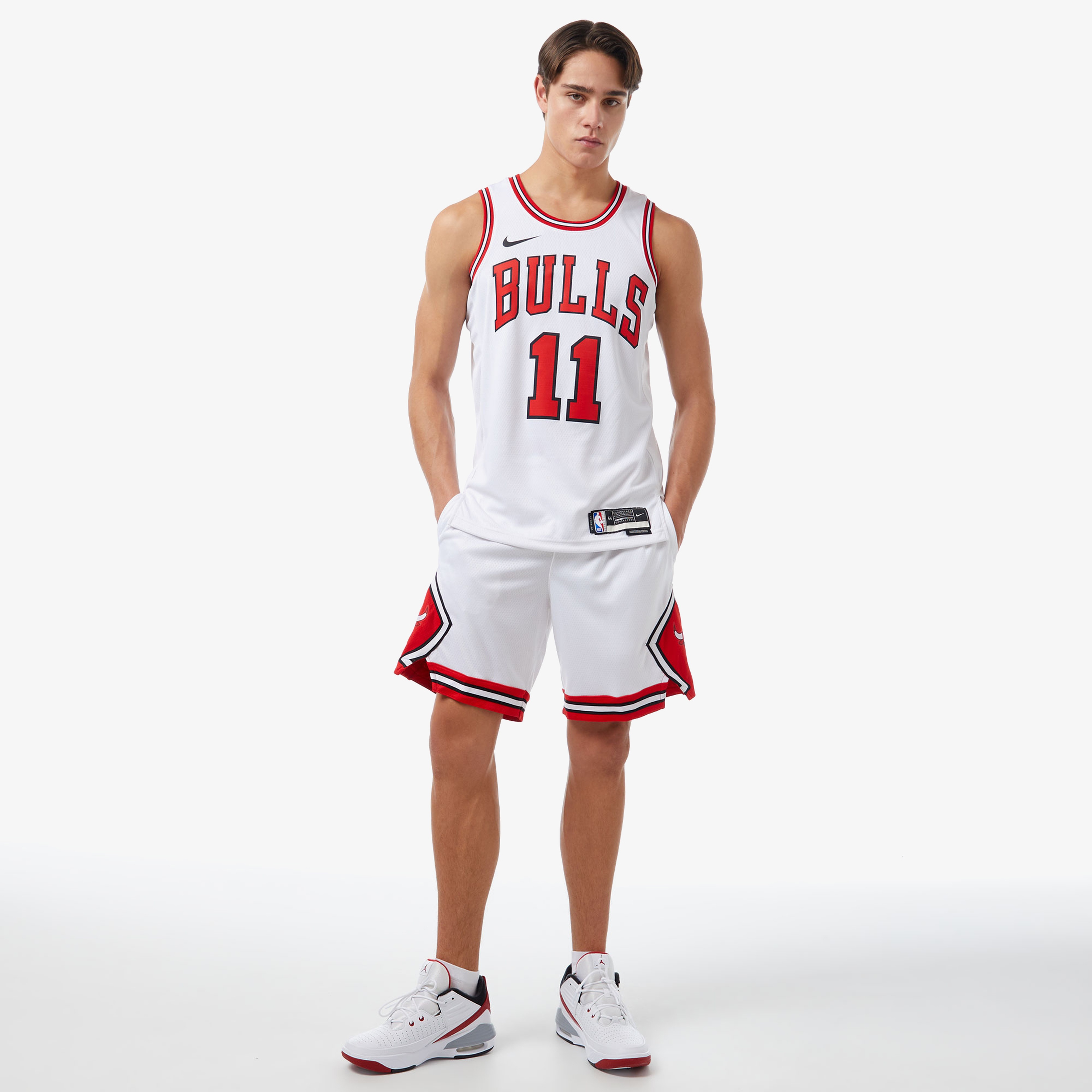 Nike Chicago Bulls Erkek Beyaz Forma