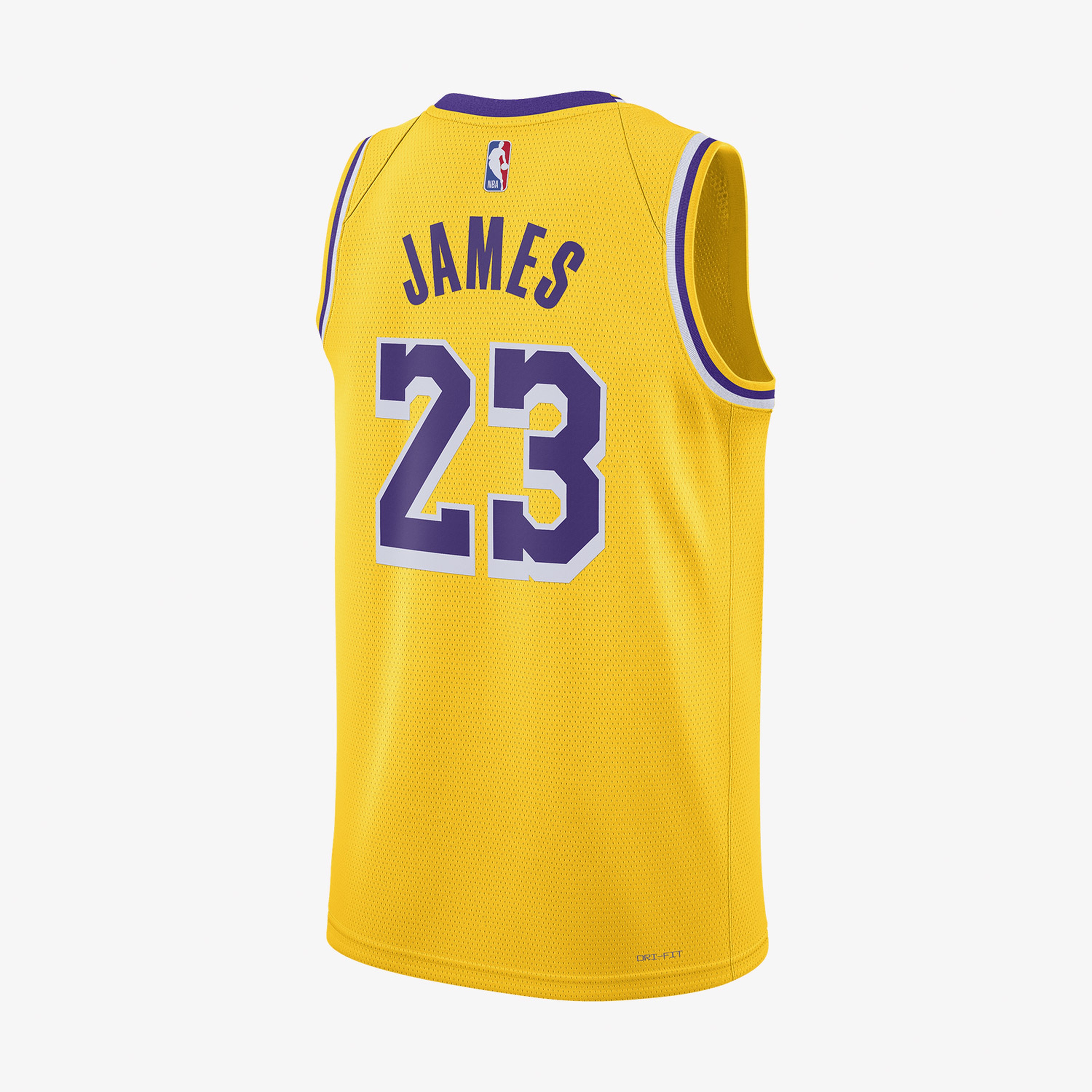 Nike Los Angeles Lakers Icon Erkek Sarı Basketbol Forması