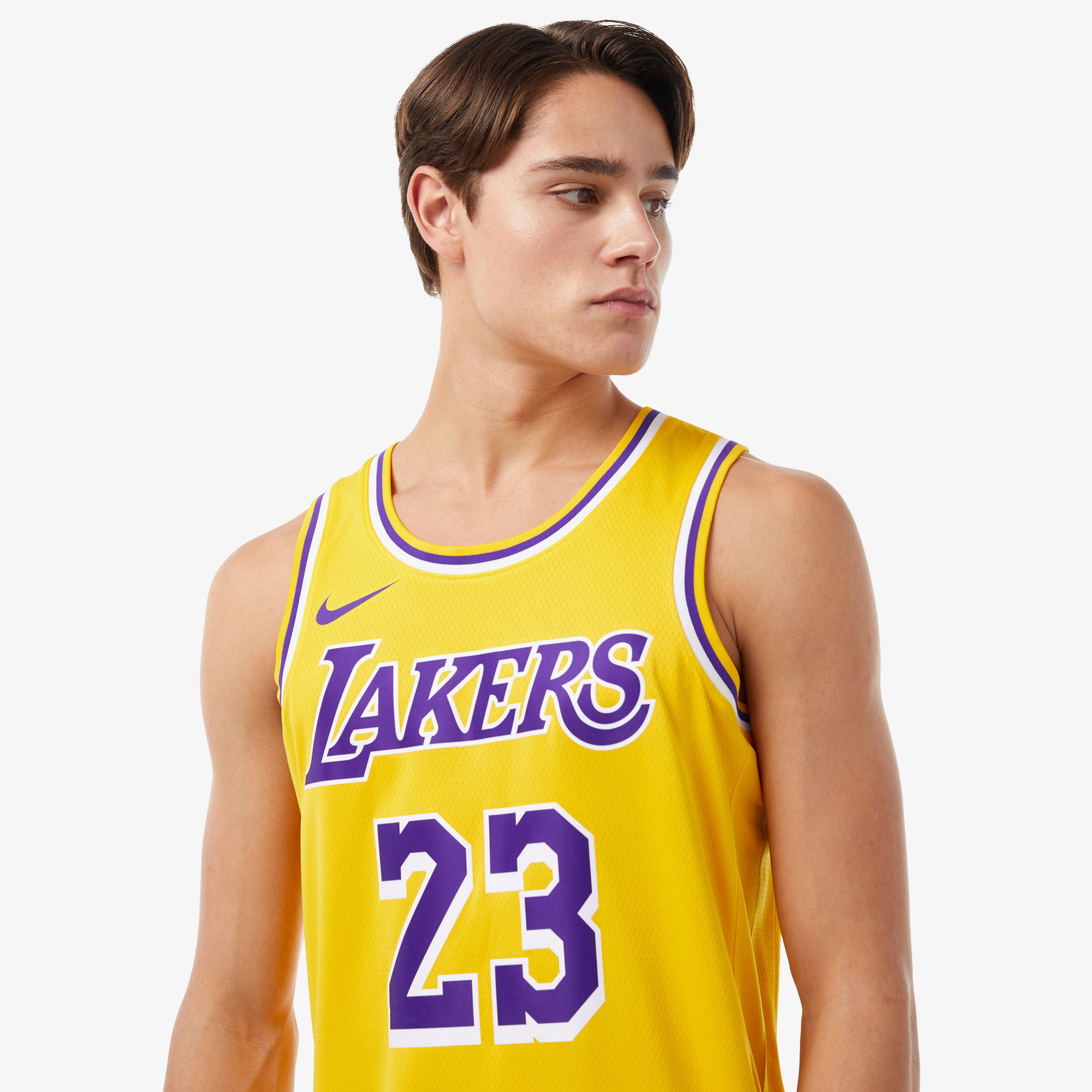 Nike Los Angeles Lakers Icon Erkek Sarı Basketbol Forması