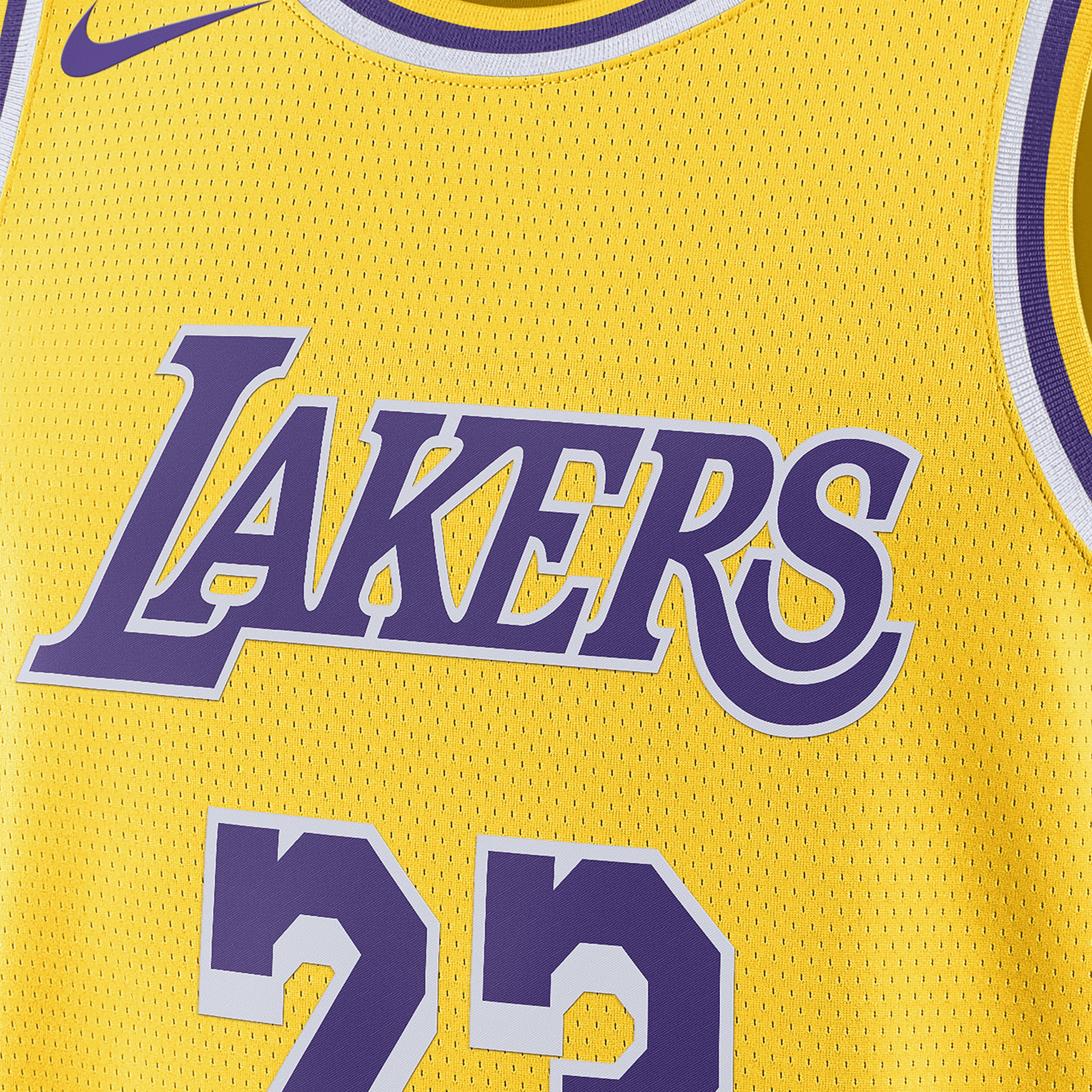 Nike Los Angeles Lakers Icon Erkek Sarı Basketbol Forması