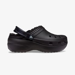 Crocs Classic Platform Lined Clog Noir Kadın Siyah Terlik
