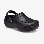 Crocs Classic Platform Lined Clog Noir Kadın Siyah Terlik