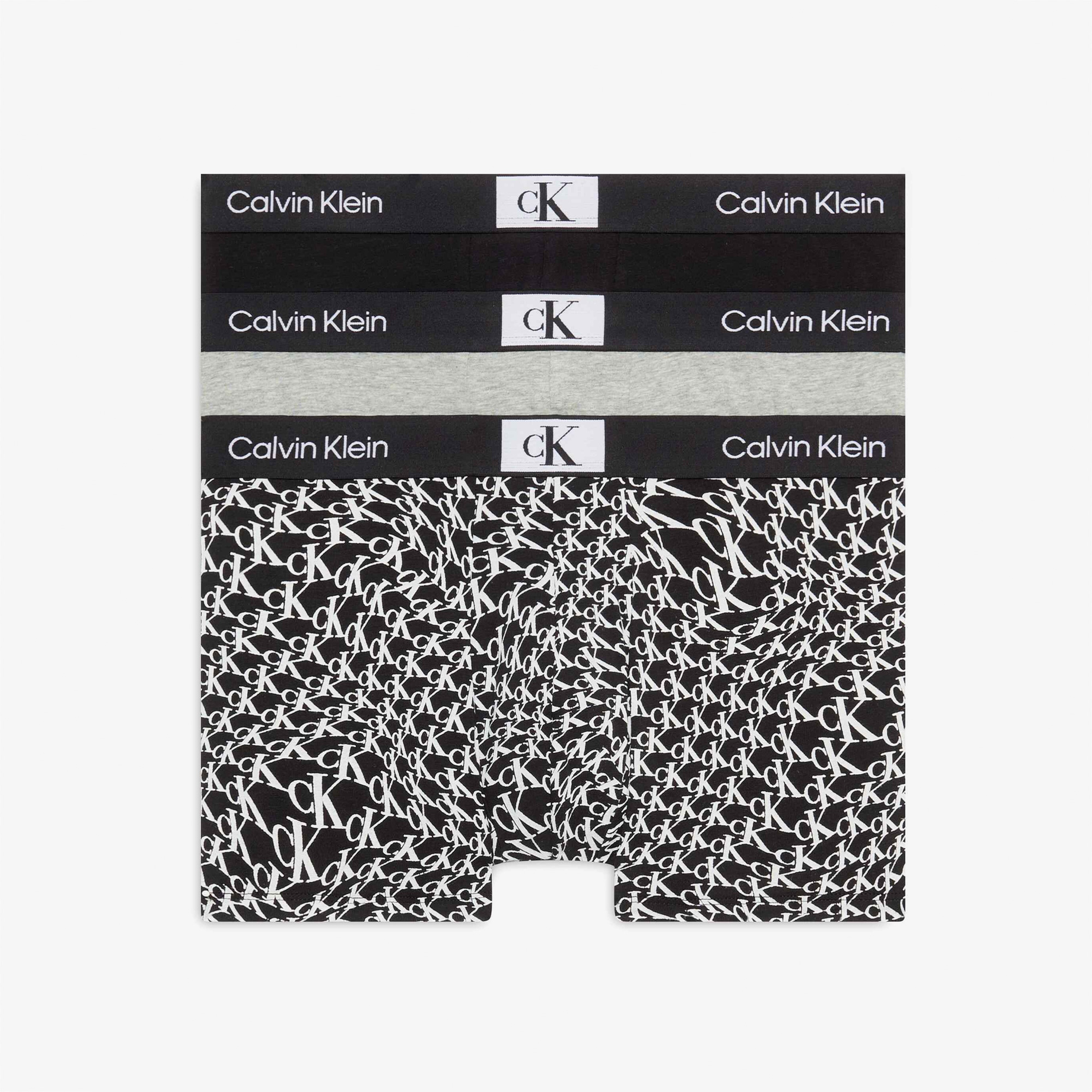 Calvin Klein Trunk 3'lü Erkek Siyah Boxer