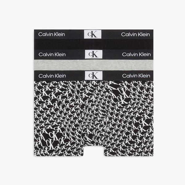Calvin Klein Trunk 3'lü Erkek Siyah Boxer