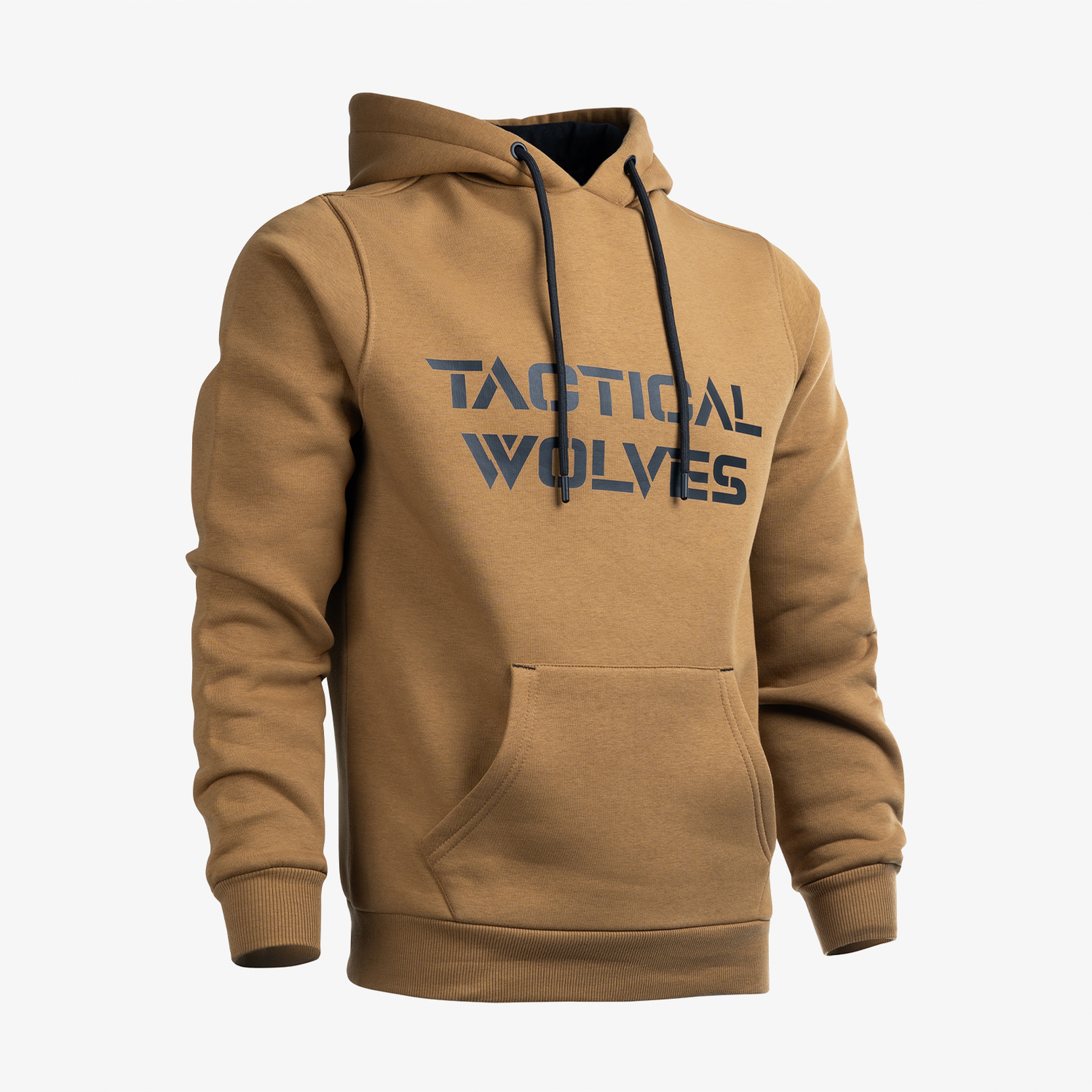 Tactical Wolves Classic Erkek Kahverengi Hoodie