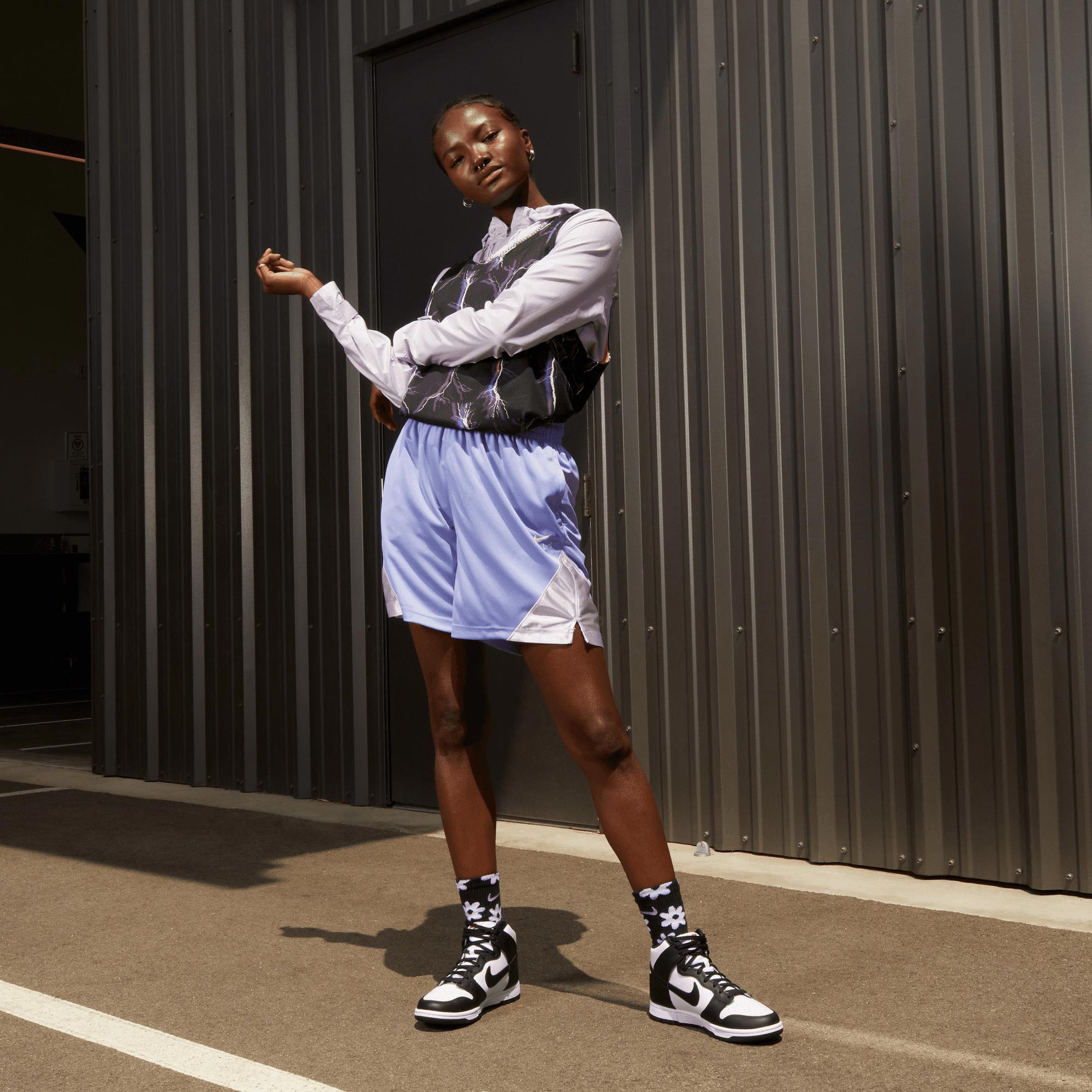 Nike Dunk High Kadın Siyah/Beyaz Spor Ayakkabı