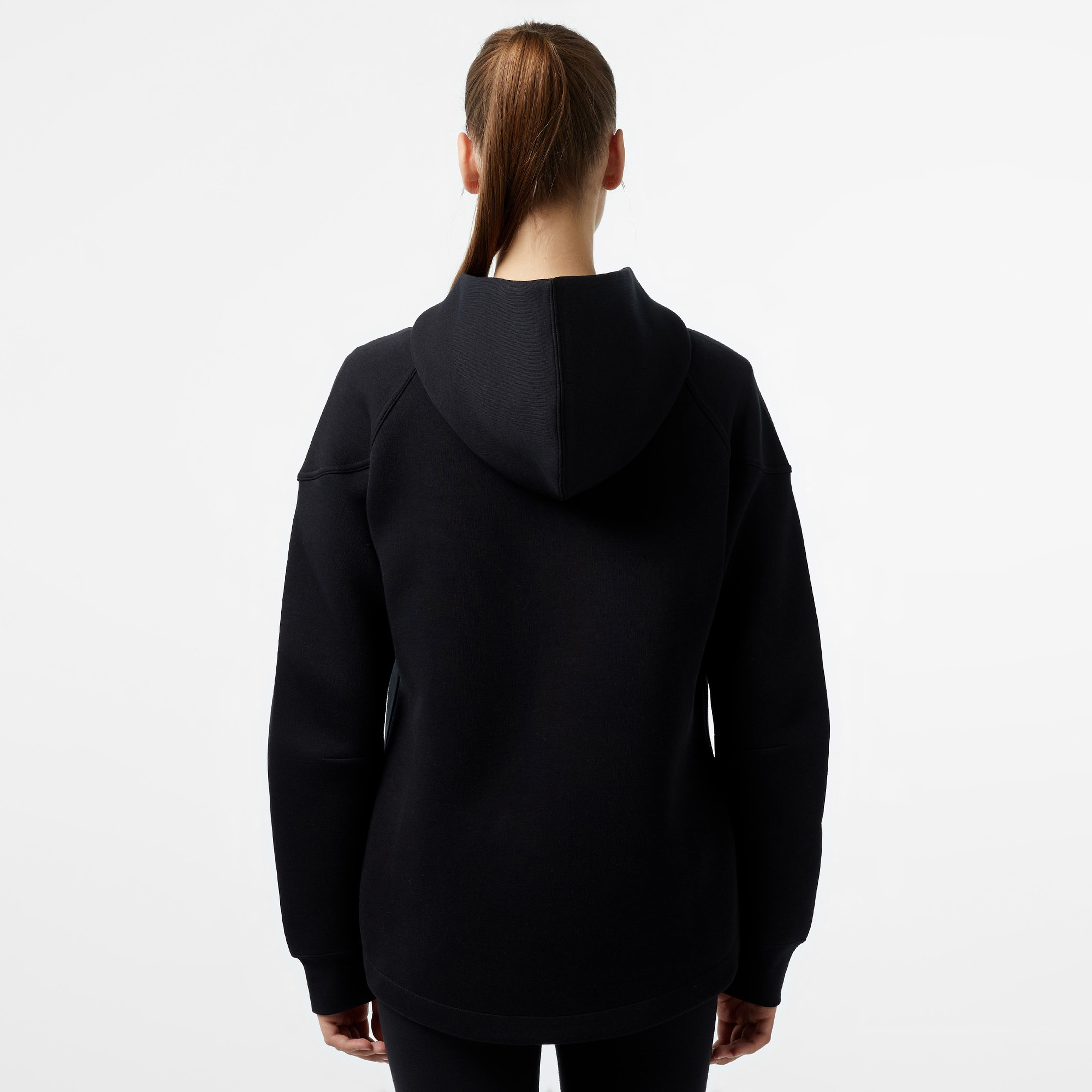 Nike Sportswear Tech Fleece Windrunner Kadın Siyah Eşofman Üstü