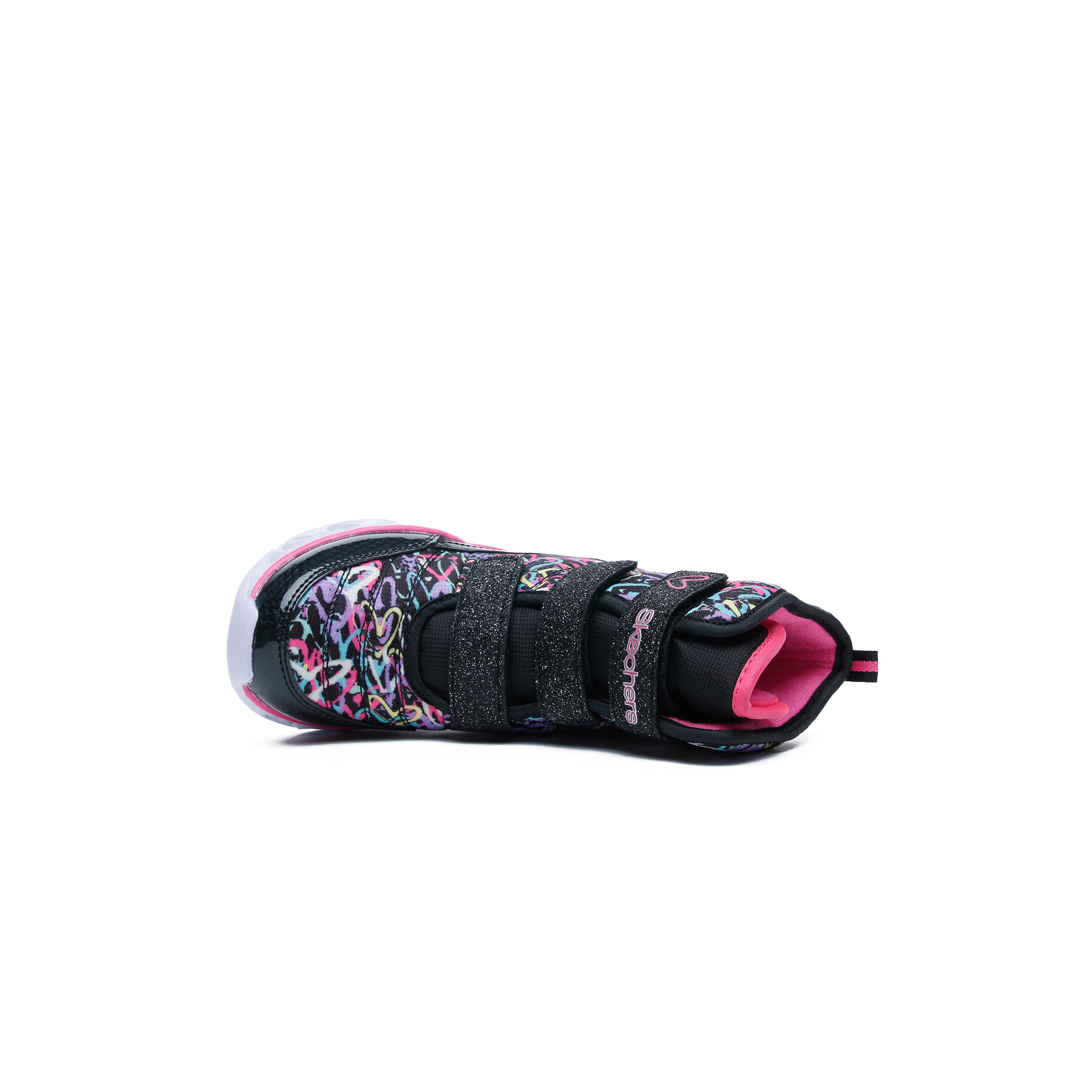 Skechers Heart Lights Çocuk Işıklı Siyah Bot