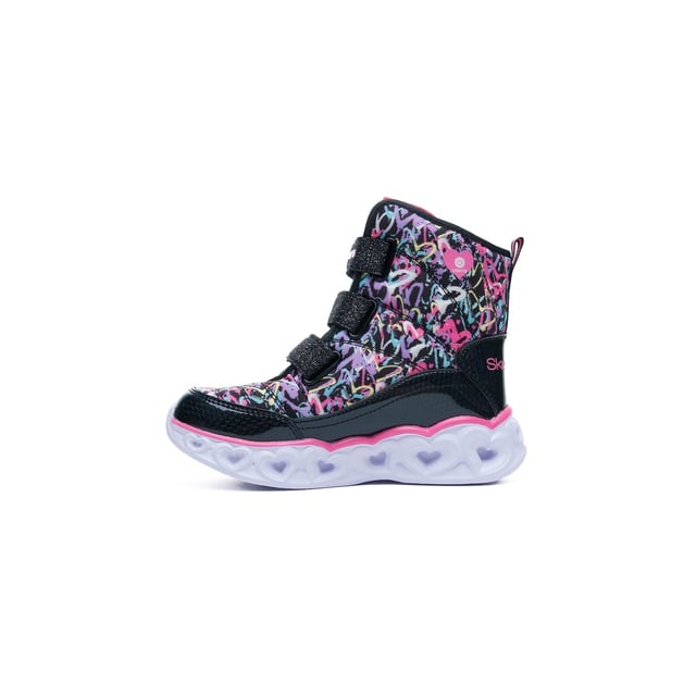 Skechers Skechers Heart Lights Çocuk Işıklı Siyah Bot Sneaker | Occasion Siyah - 4. görsel