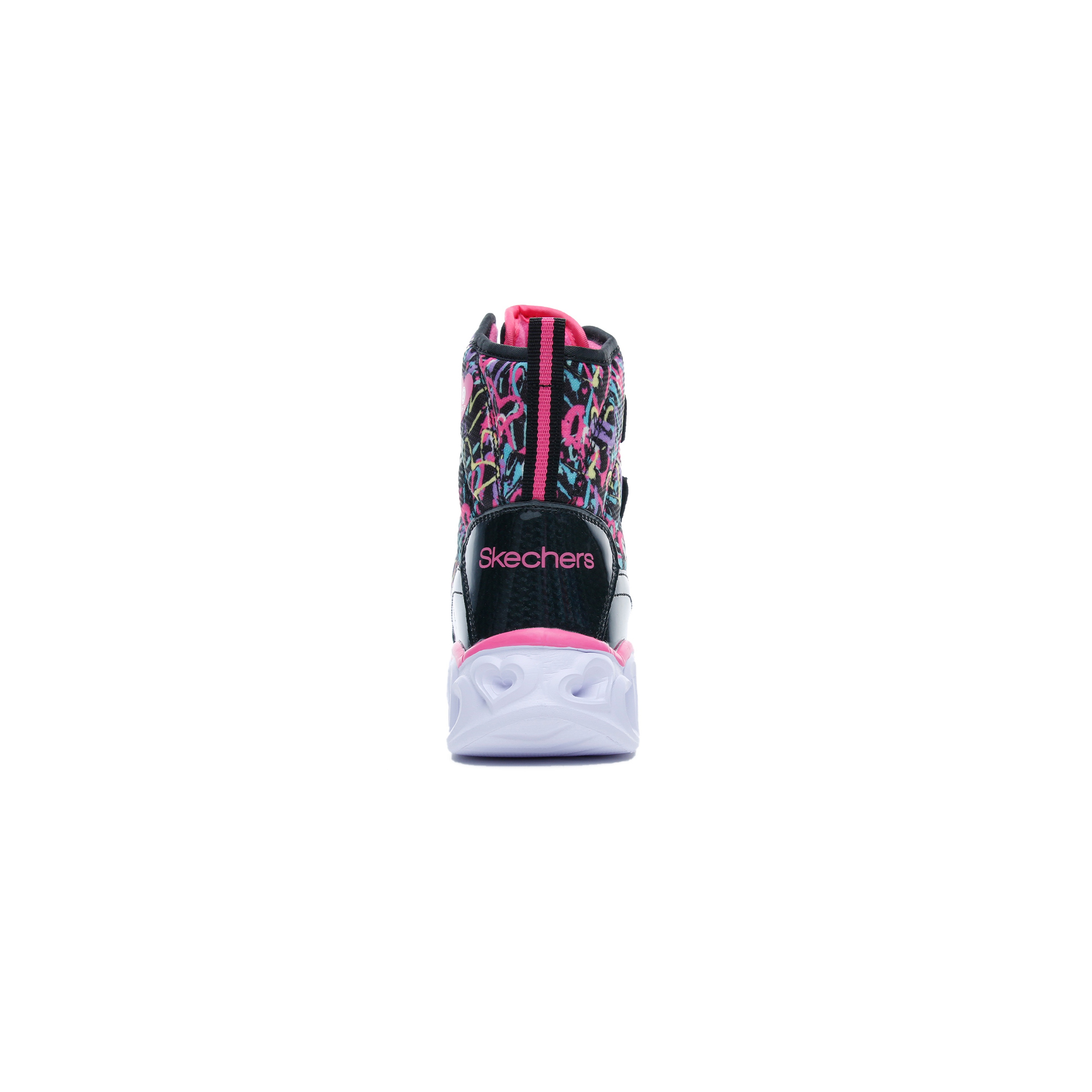 Skechers Heart Lights Çocuk Işıklı Siyah Bot
