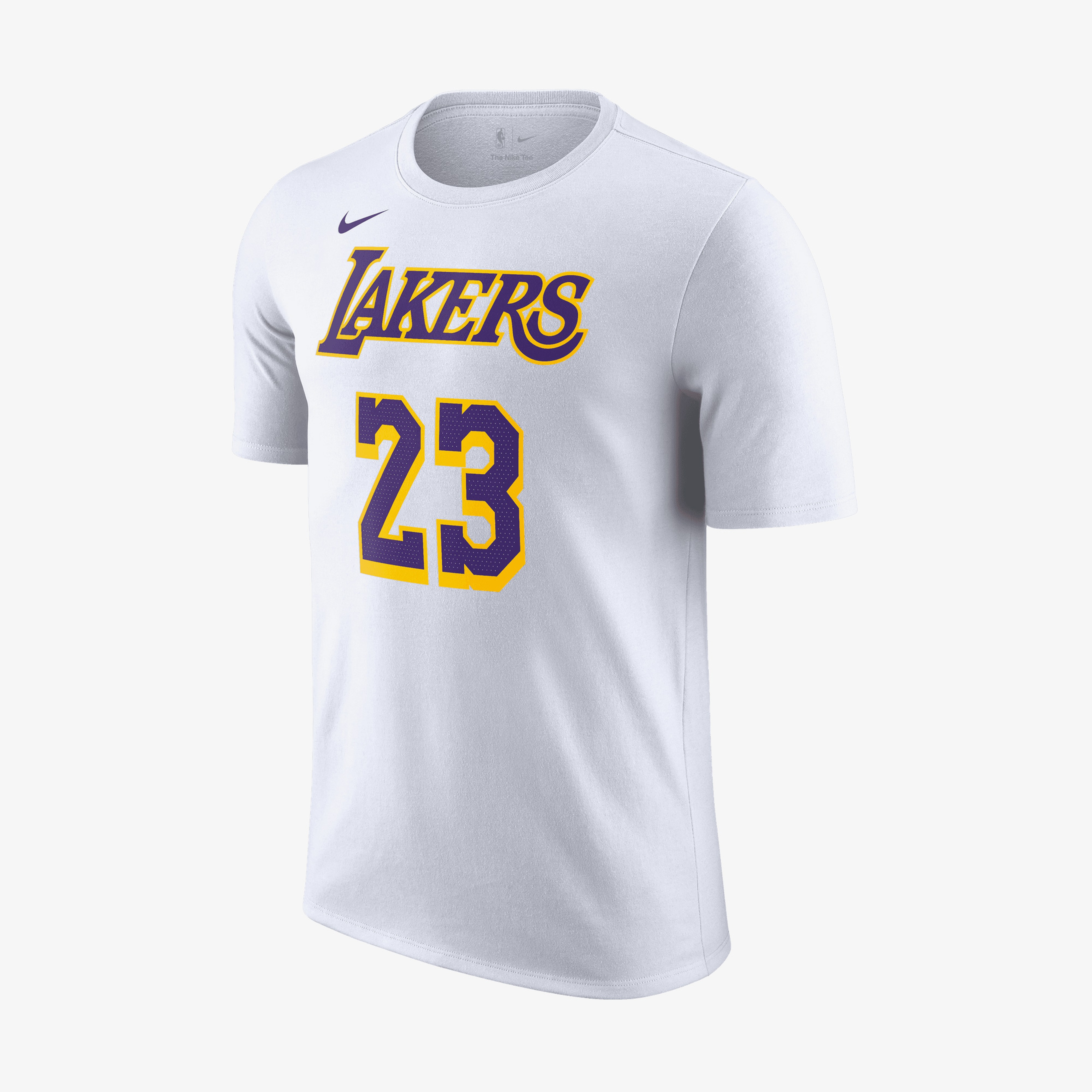 Nike Los Angeles Lakers Edition Erkek Beyaz T-Shirt