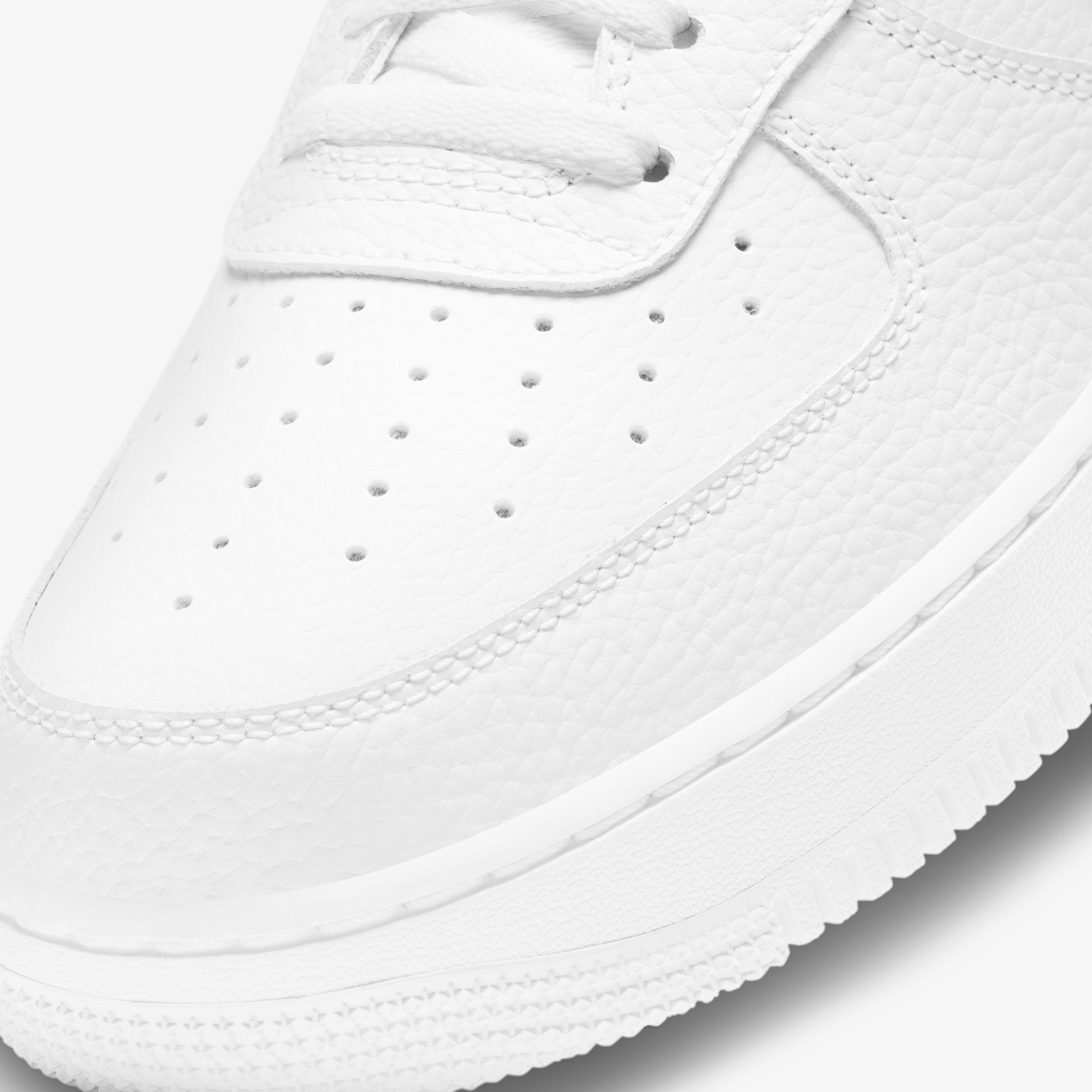 Nike Air Force 1 '07 Erkek Beyaz Siyah Spor Ayakkabı