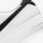 Nike Air Force 1 '07 Erkek Beyaz Siyah Spor Ayakkabı