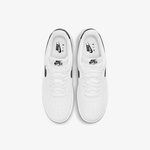 Nike Air Force 1 '07 Erkek Beyaz Siyah Spor Ayakkabı