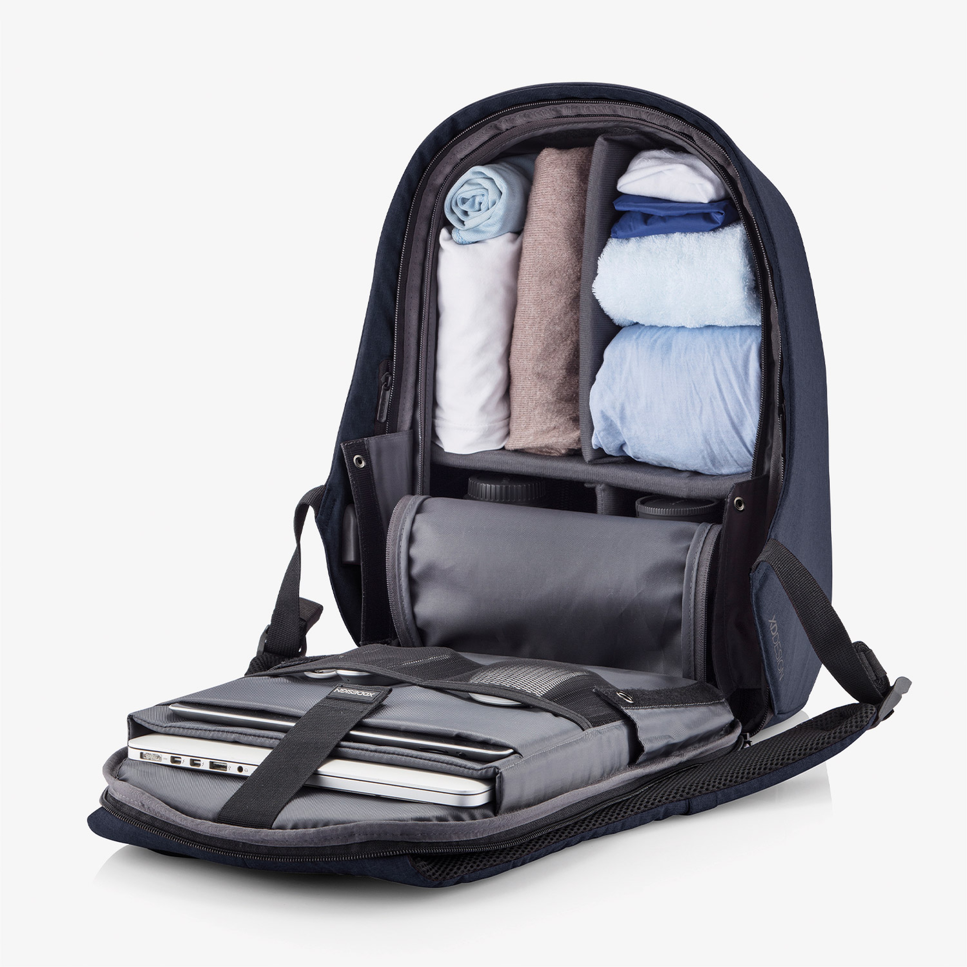 XD Design Bobby Soft Anti-Theft Unisex Lacivert Sırt Çantası