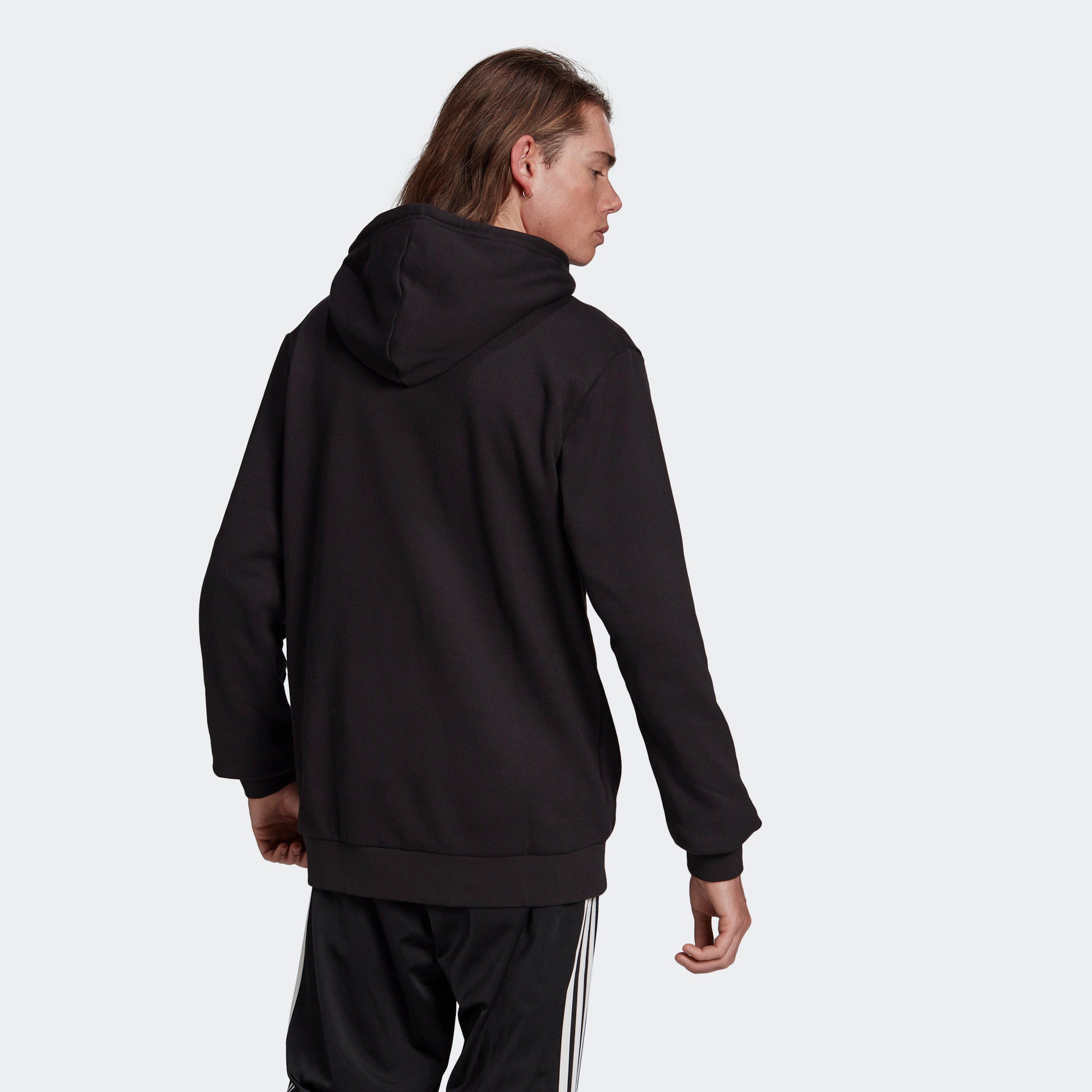 adidas Adicolor Spinner Erkek Siyah Sweatshirt