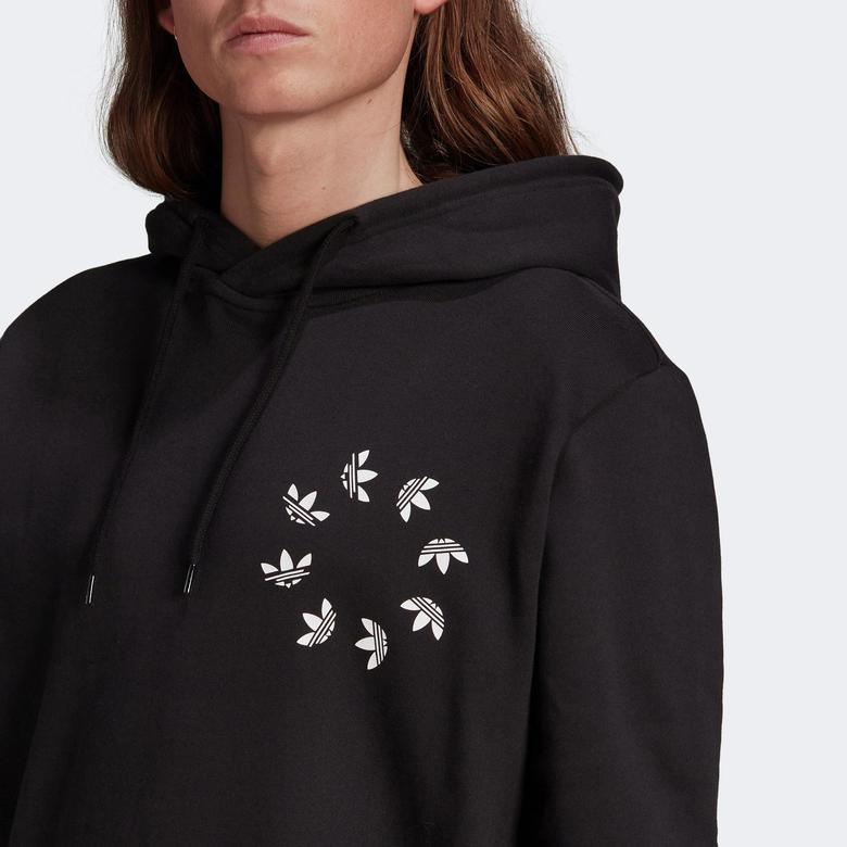 adidas Adicolor Spinner Erkek Siyah Sweatshirt